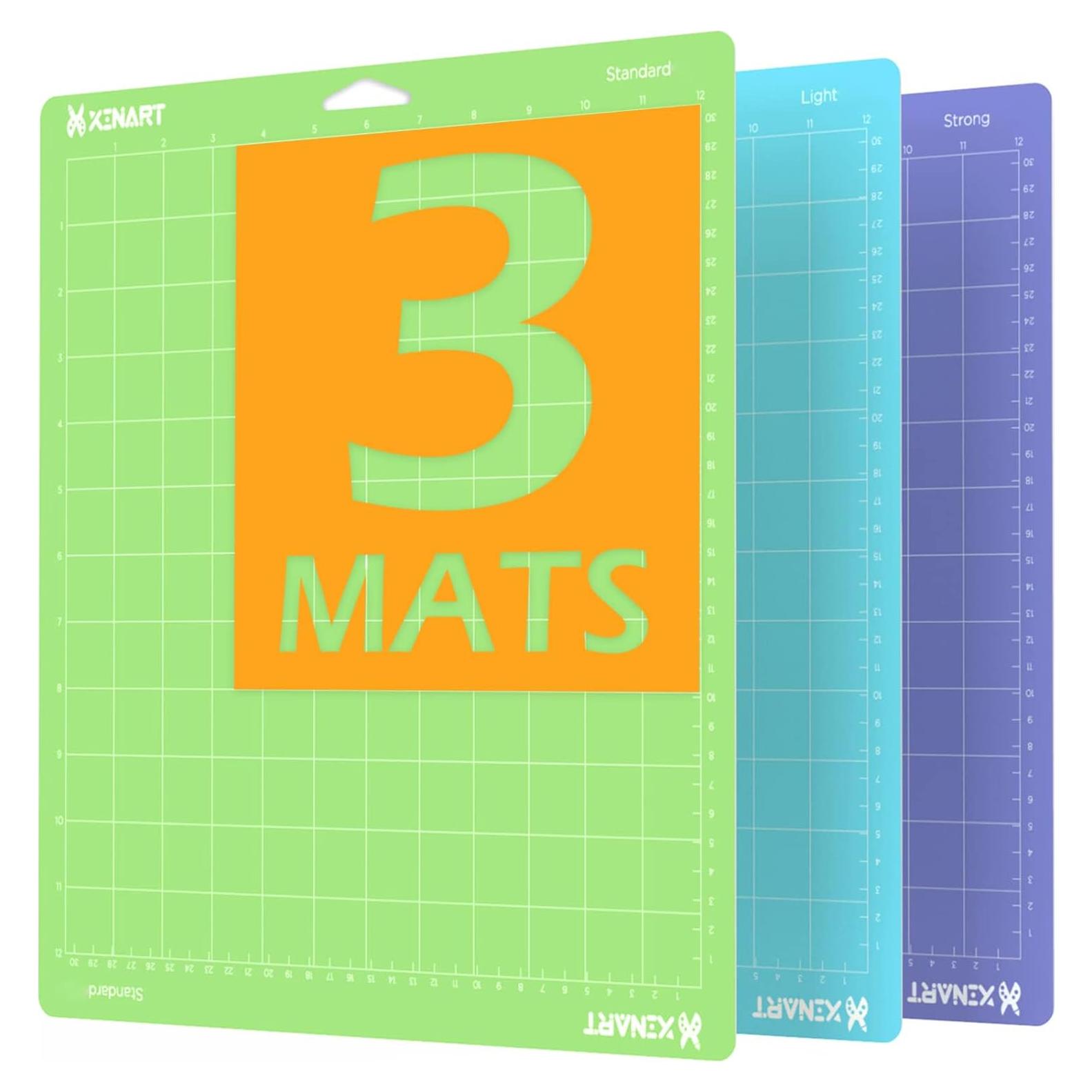 Alfombrillas de corte Xinart 12x12 cm para Cricut Maker 3 y Explore 3