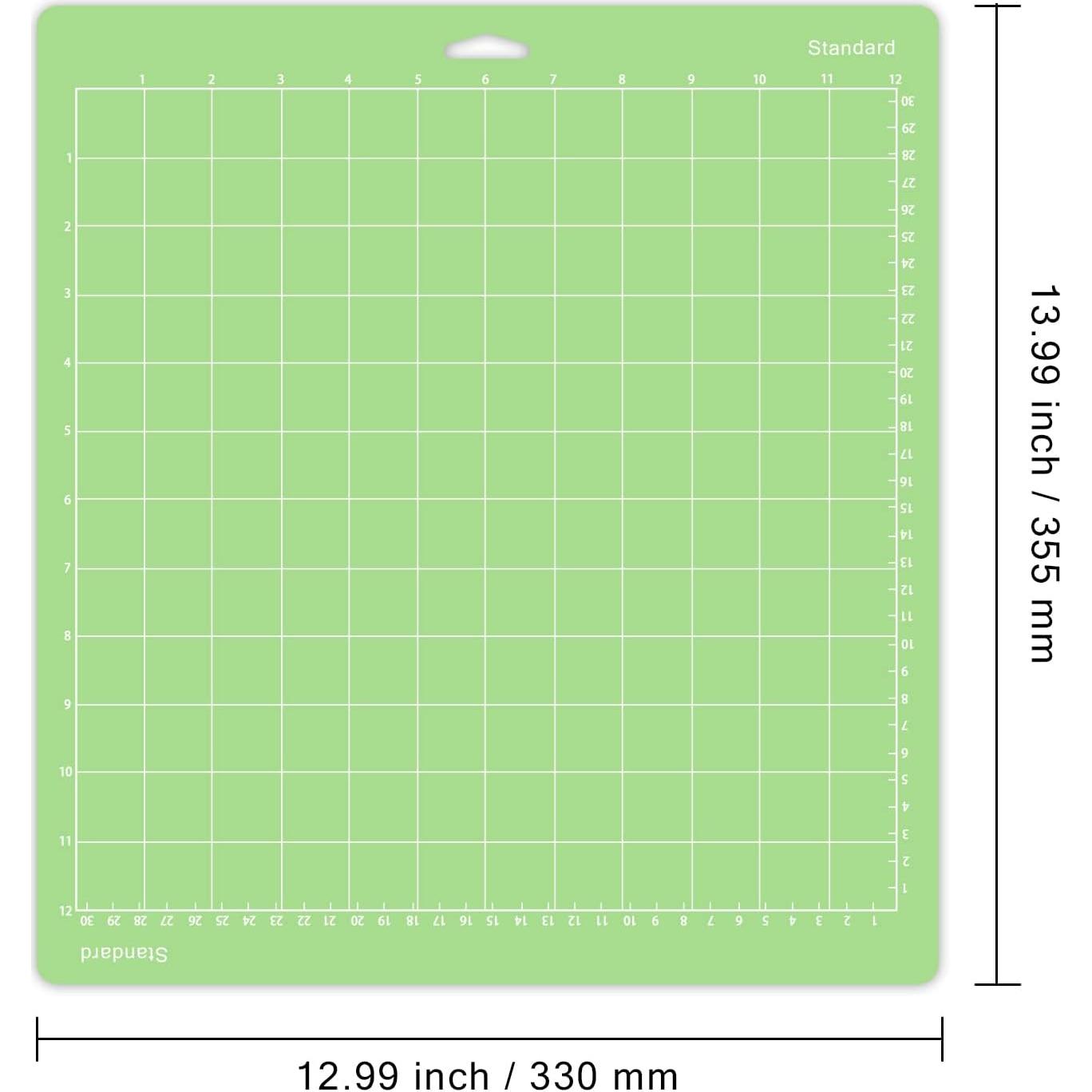 Alfombrilla de Corte Gwybkq 12x12" Verde Estándar para Cricut