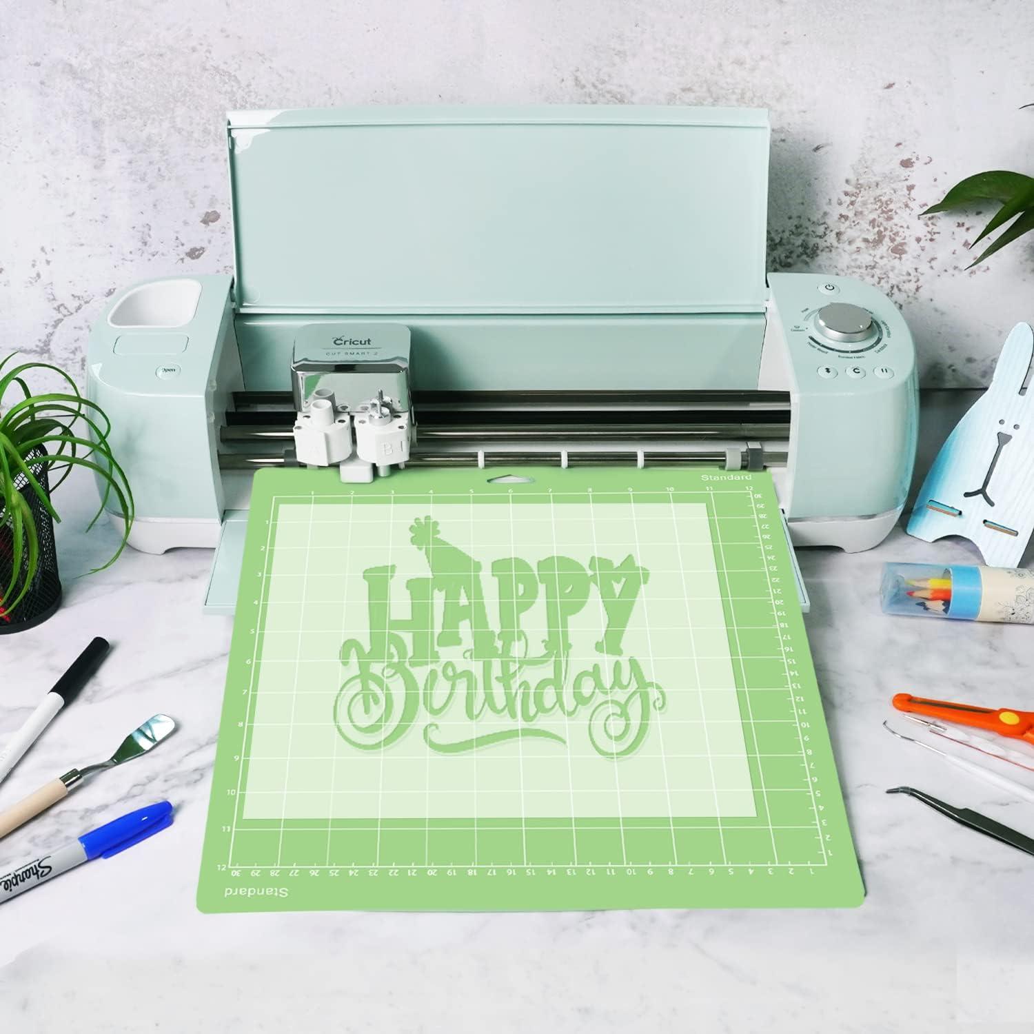 Alfombrilla de Corte Gwybkq 12x12" Verde Estándar para Cricut