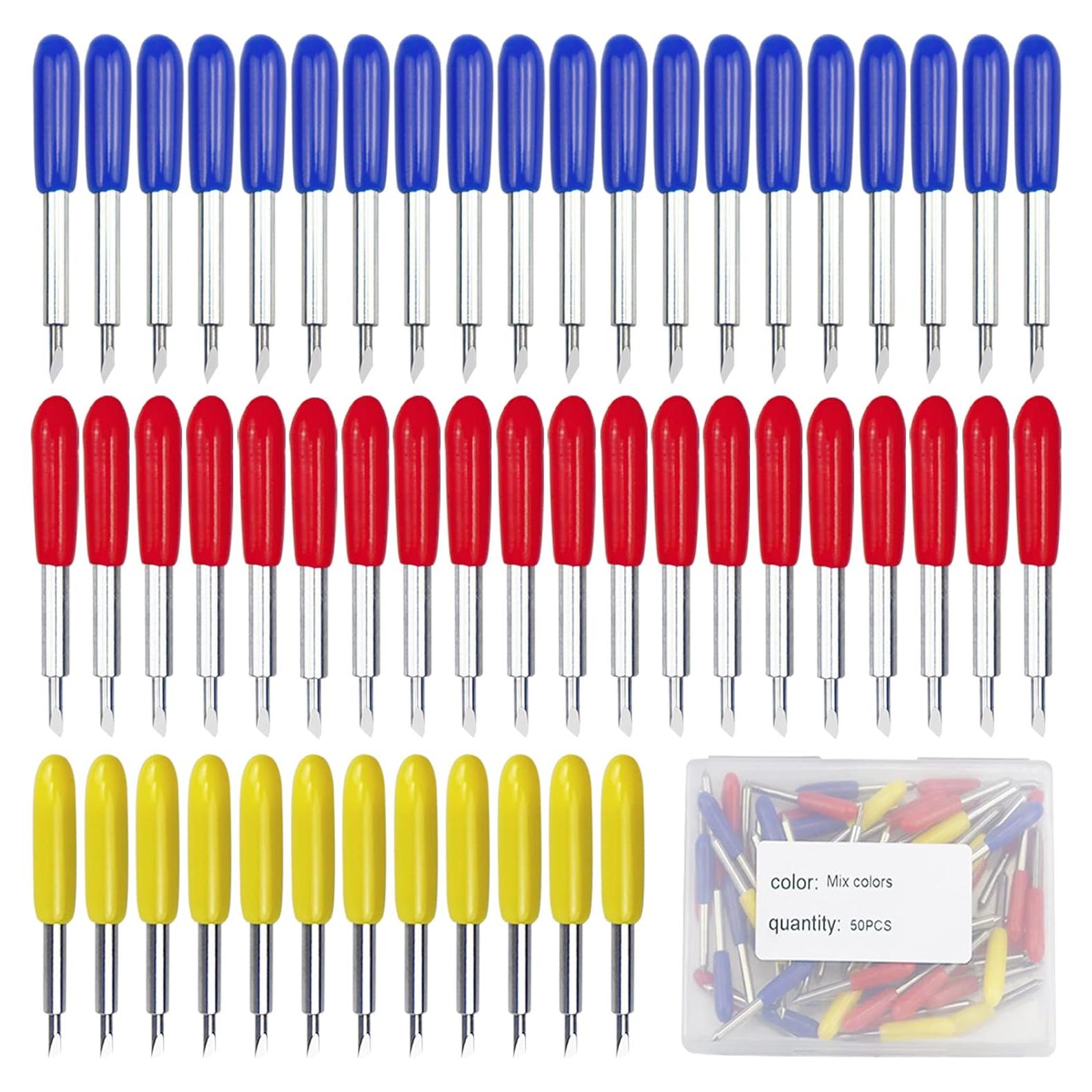 50 Cuchillas de Reemplazo ArtCute para Cricut Explore y Maker