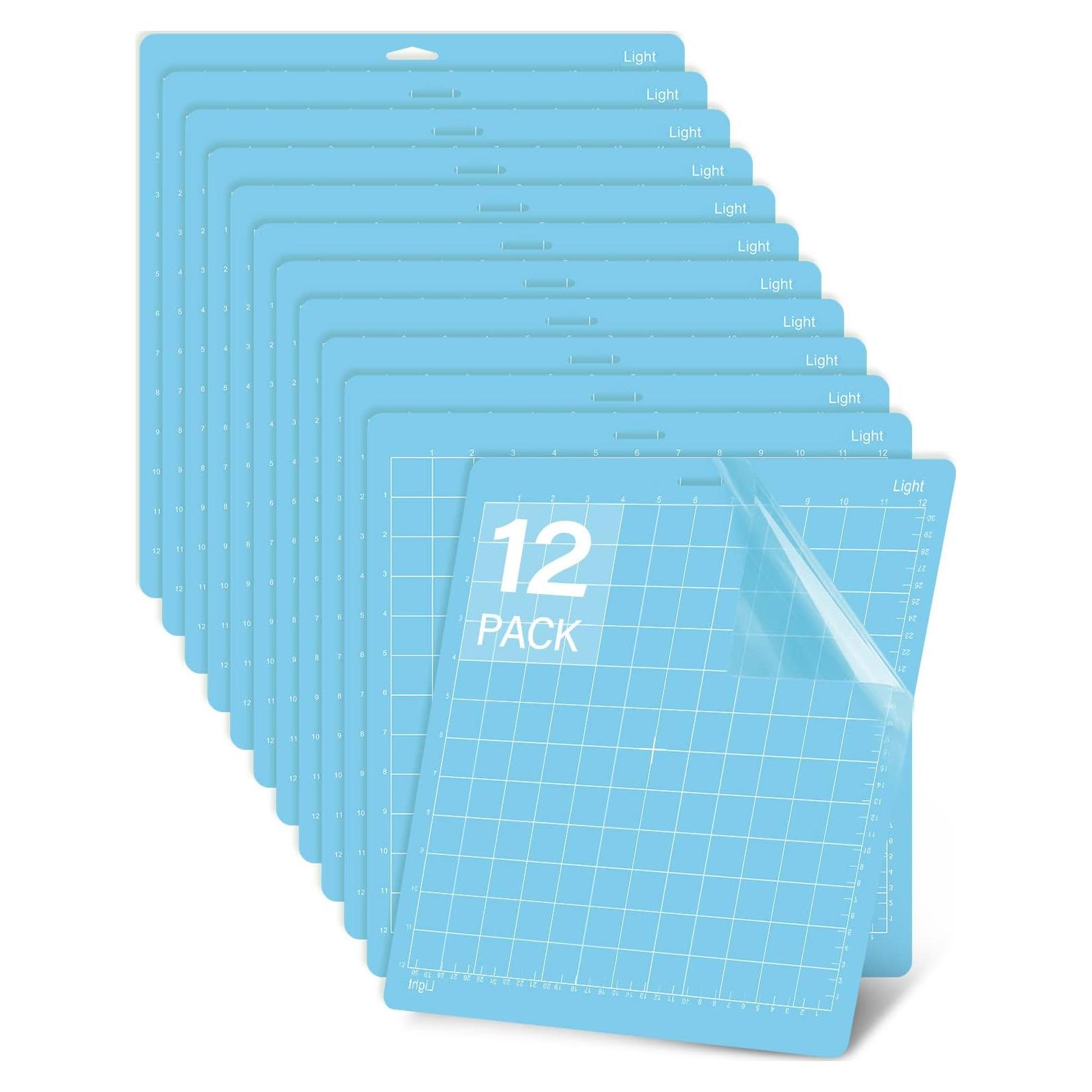 Alfombrillas de Corte Gwybkq 12x12 para Cricut - Paquete de 12