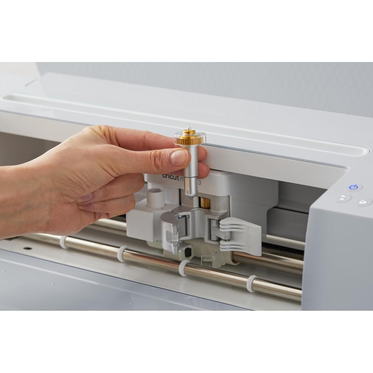 Punta de Grabado Cricut QuickSwap, Acero Carburo Premium, Plata