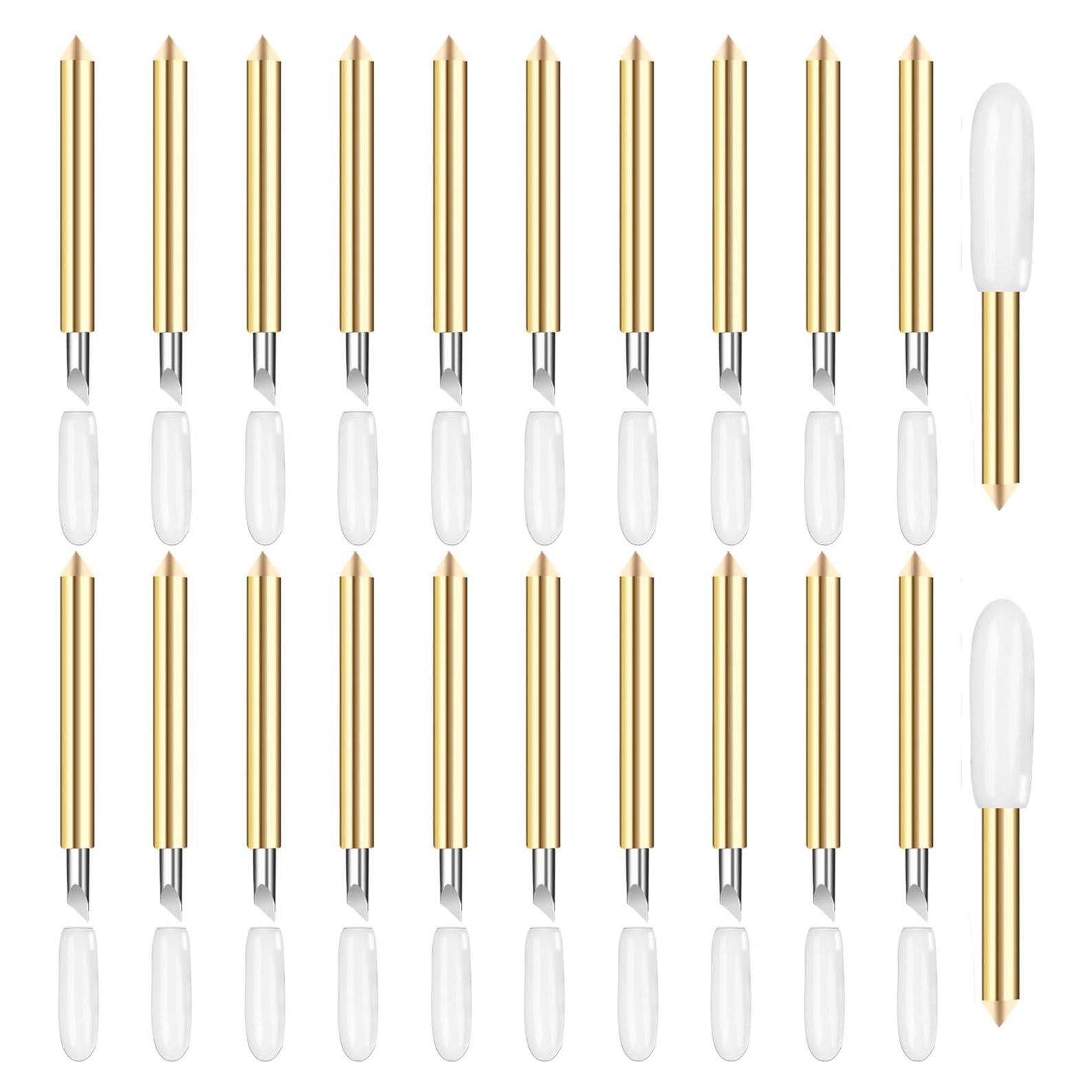 20 Cuchillas de Punta Fina Premium AUNKZL para Corte Preciso