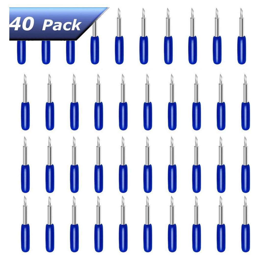 Cuchillas de Repuesto THANMAO 60° Azul 40 Pcs para Explore Air y Maker