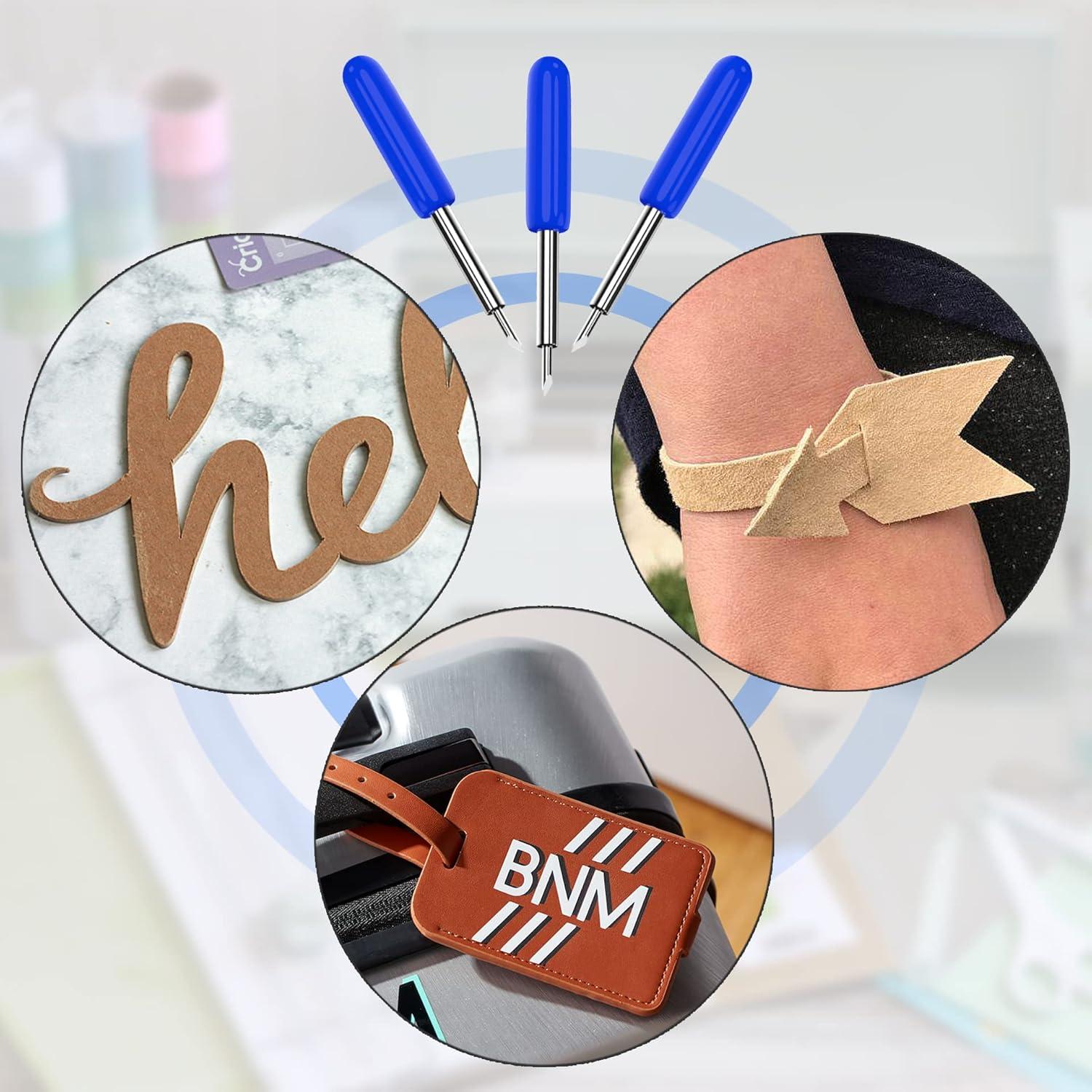 50 Cuchillas de Reemplazo 60° Aleybloodes para Cricut