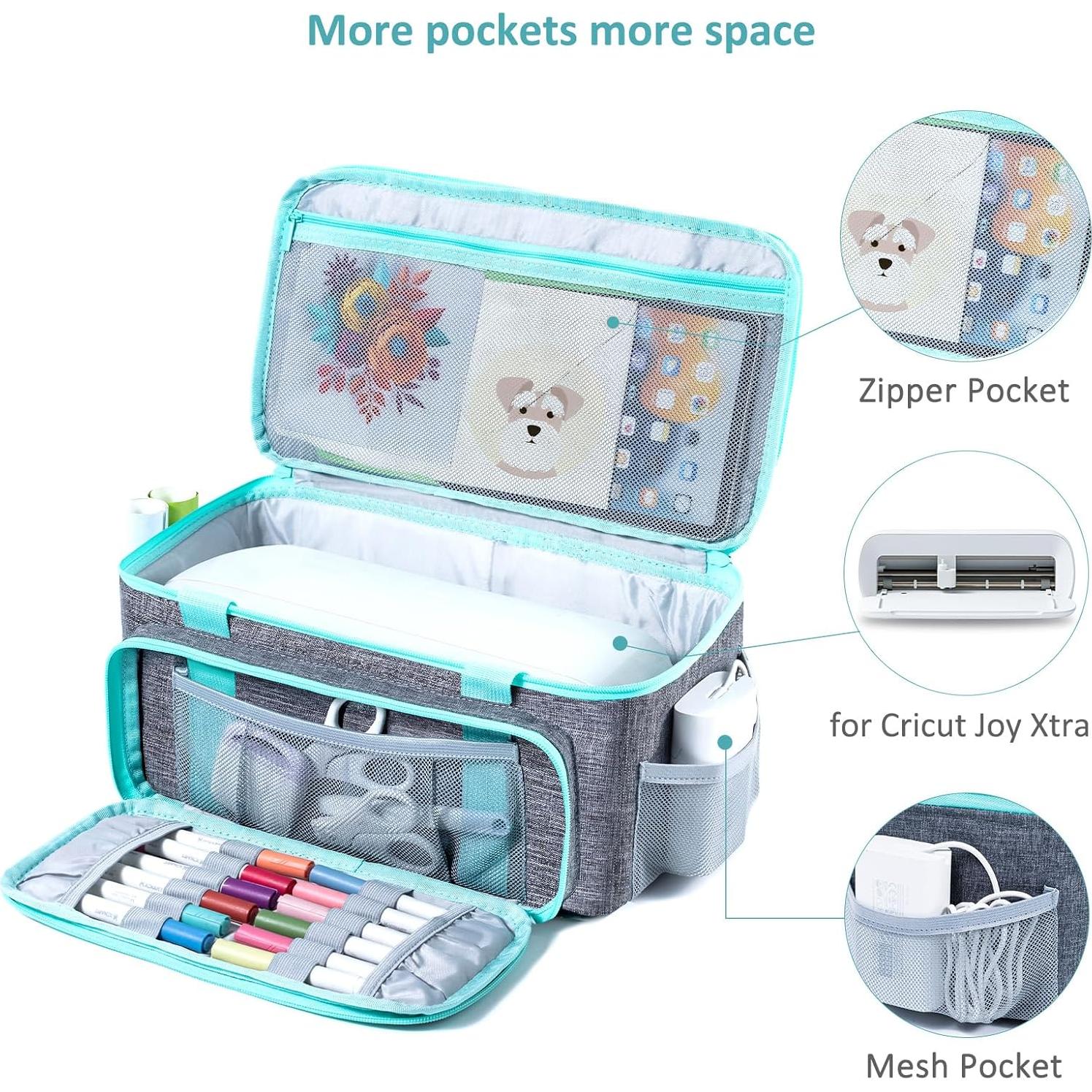 Funda Grande VIGEGARI para Cricut Joy Xtra con Bolsillos