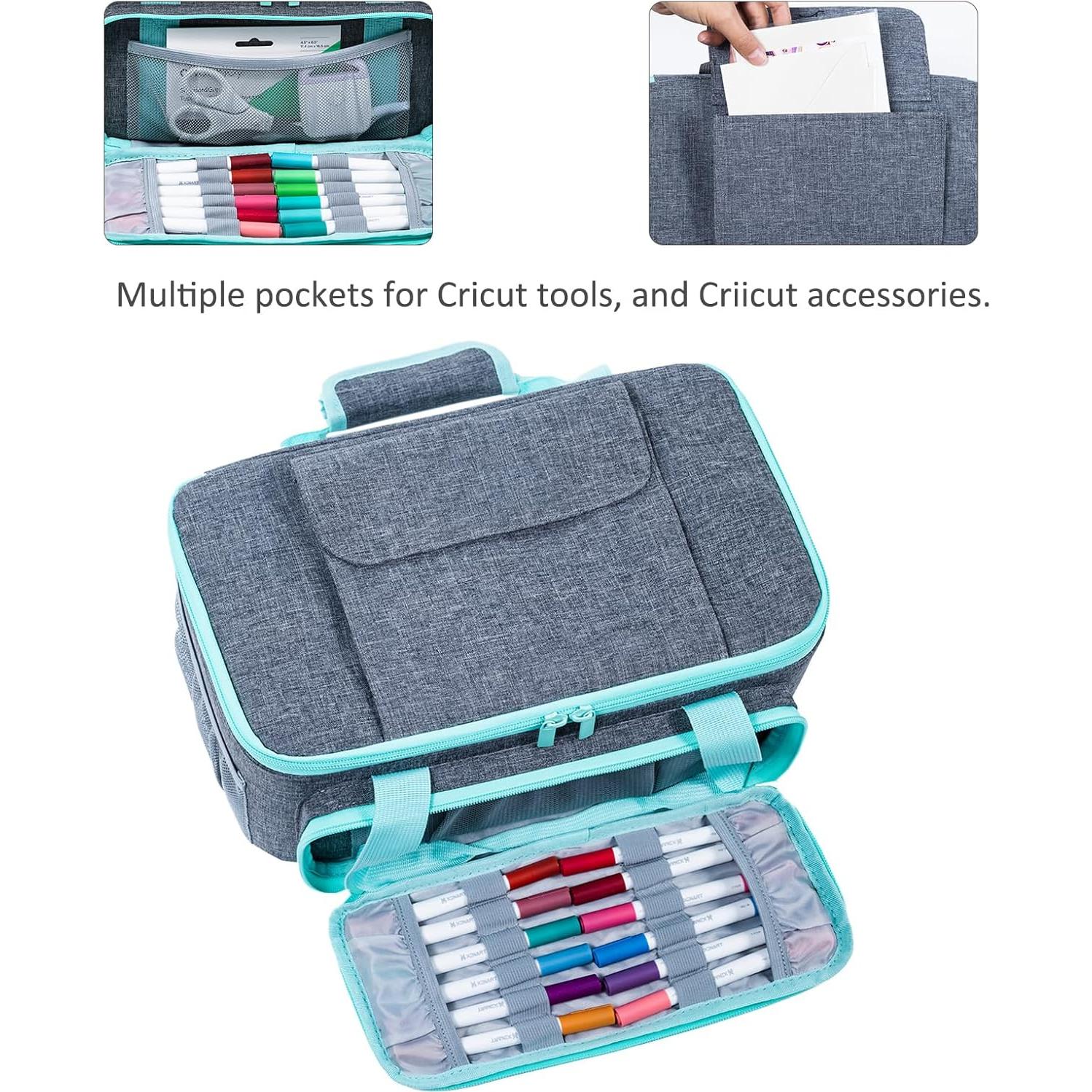 Funda Grande VIGEGARI para Cricut Joy Xtra con Bolsillos