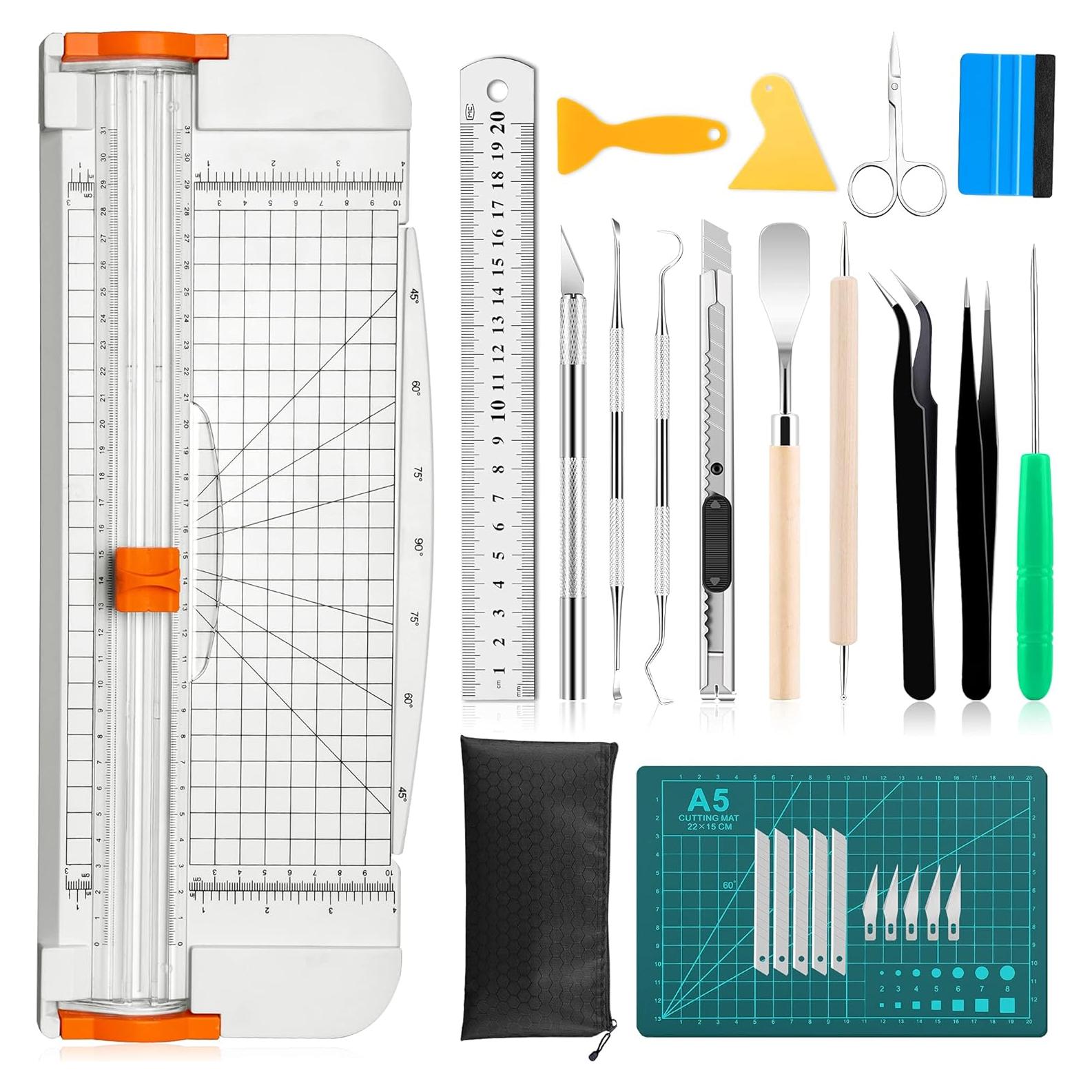 Kit de Herramientas de Desmalezado Famomatk 27PCS para Manualidades