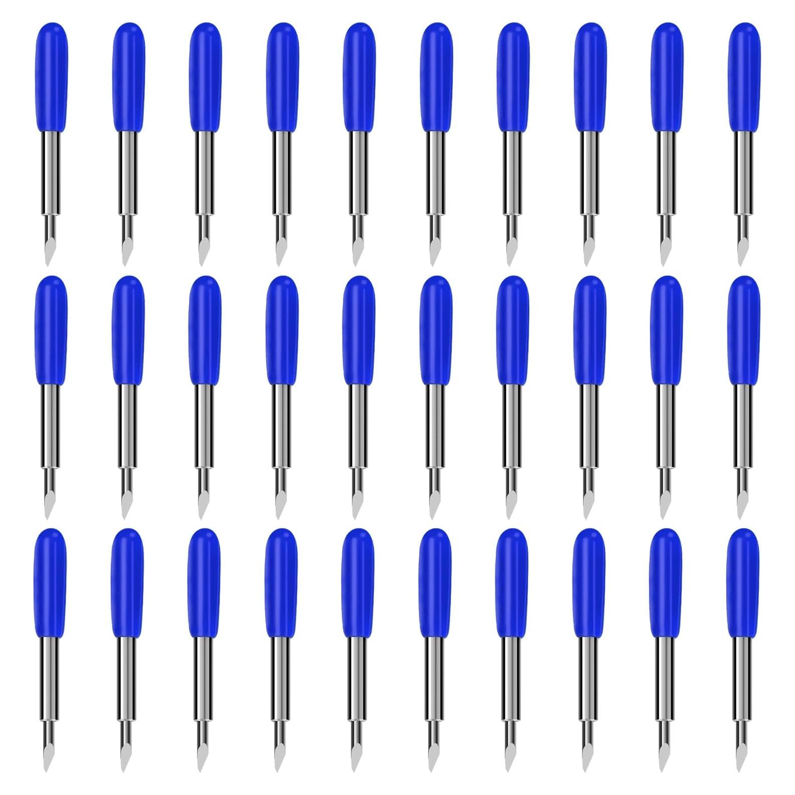 30 Cuchillas de Corte Profundo AUNKZL 60 Grados para Cricut