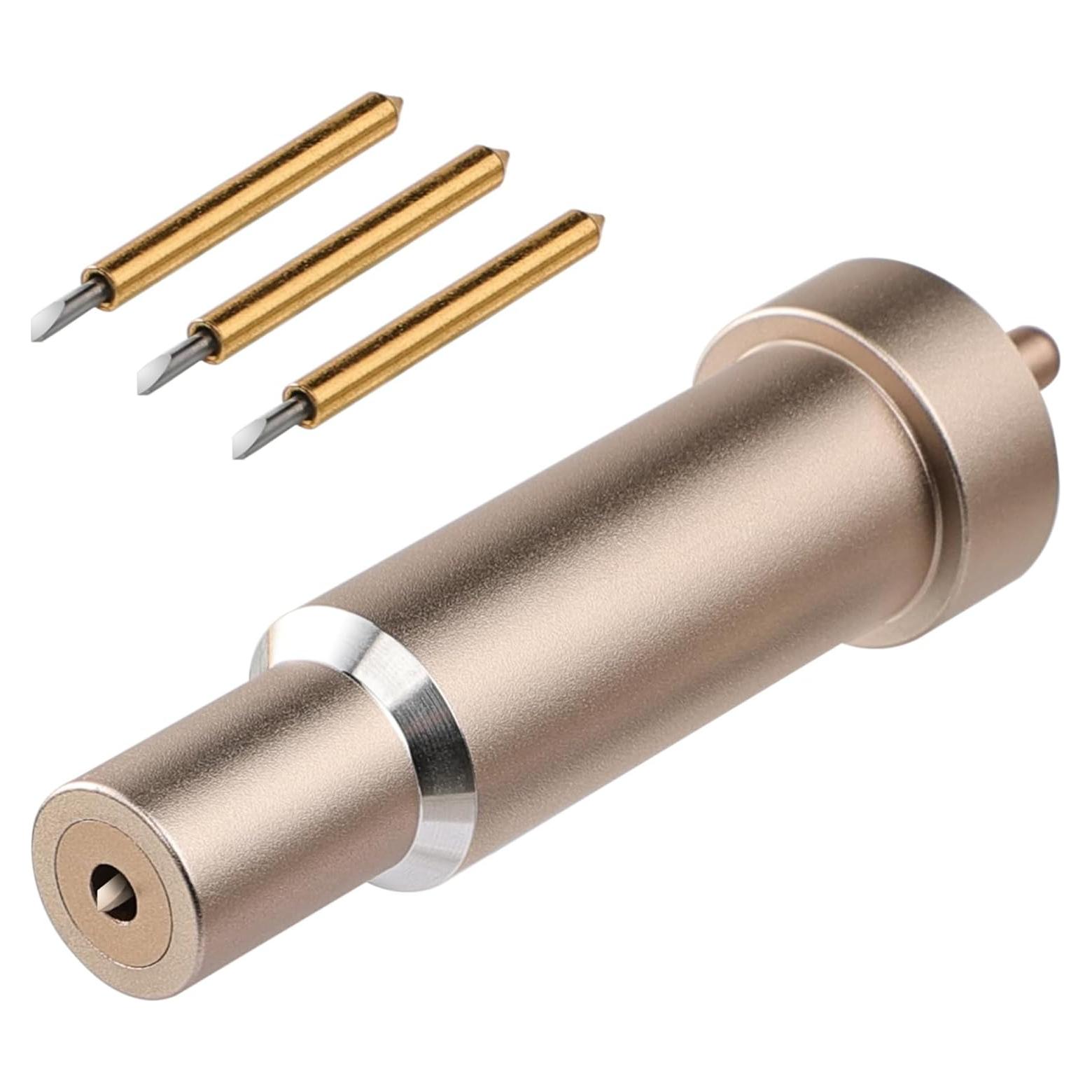 Cuchillas de Punta Fina Premium Giftgorde + Carcasa Dorada - 3 Piezas