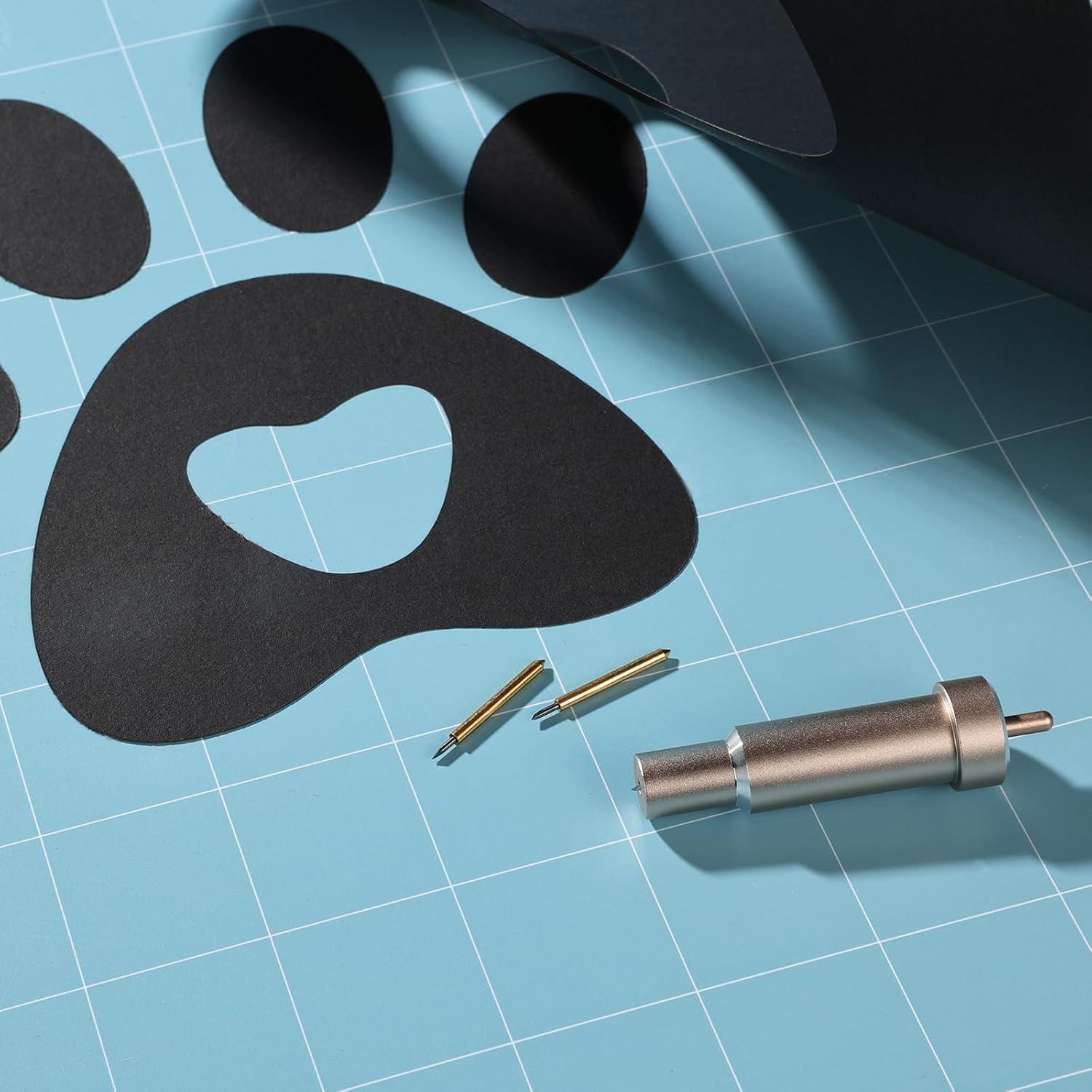 Cuchillas de Punta Fina Premium Giftgorde + Carcasa Dorada - 3 Piezas