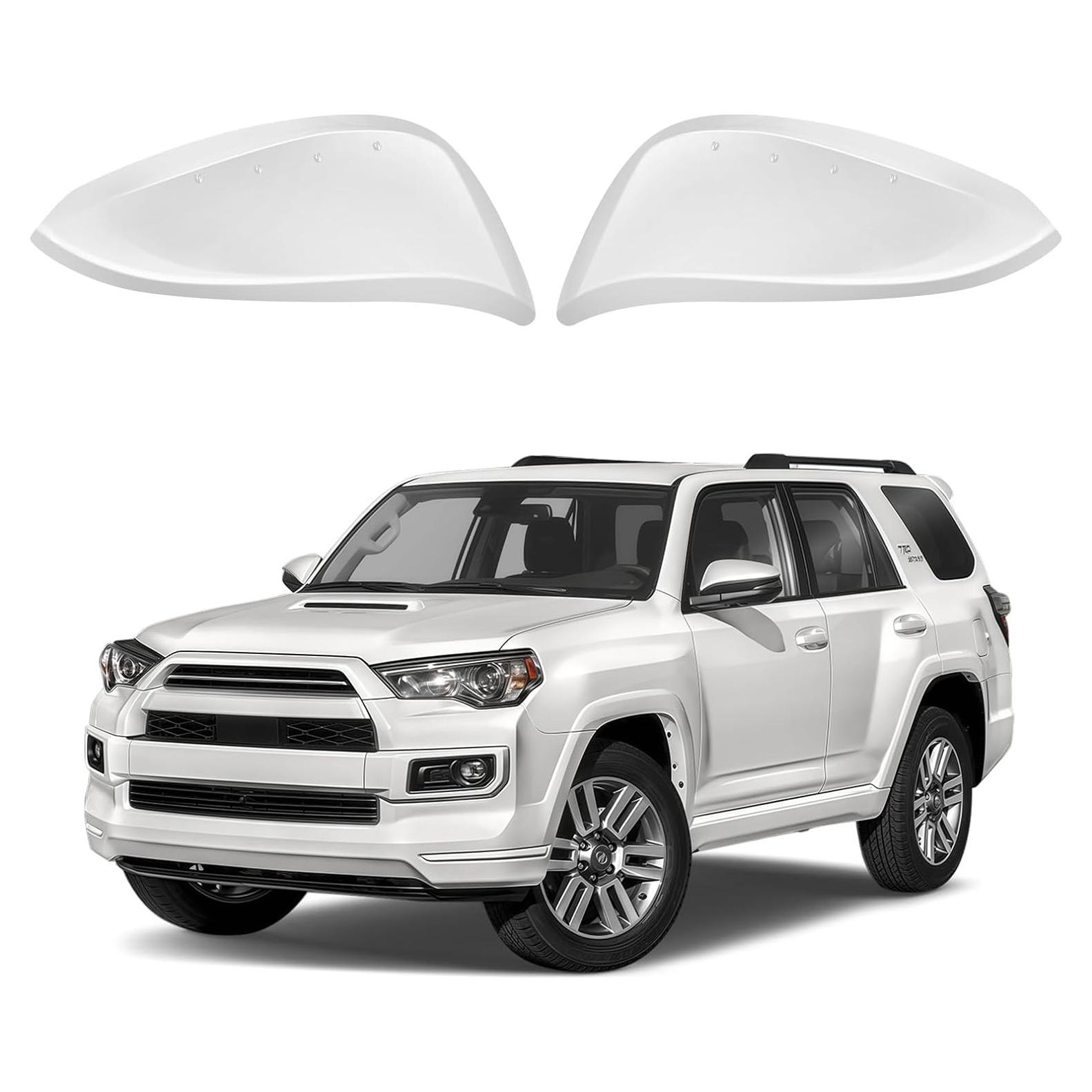 Cubiertas de Espejo Sportuli para Toyota 4Runner 2014-2024 Blancas