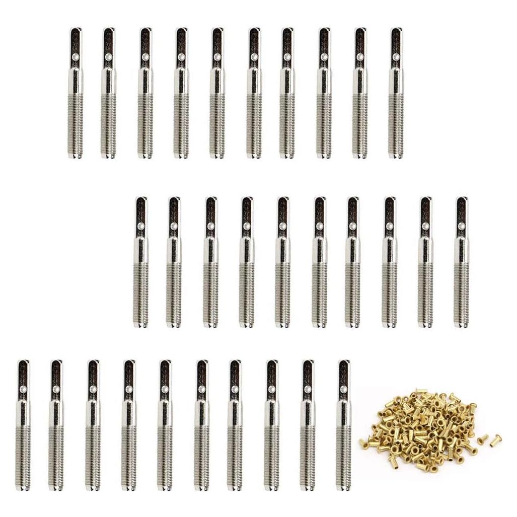 Liyafy 30 Piezas Clavos de Afinación y Remaches para Arpa