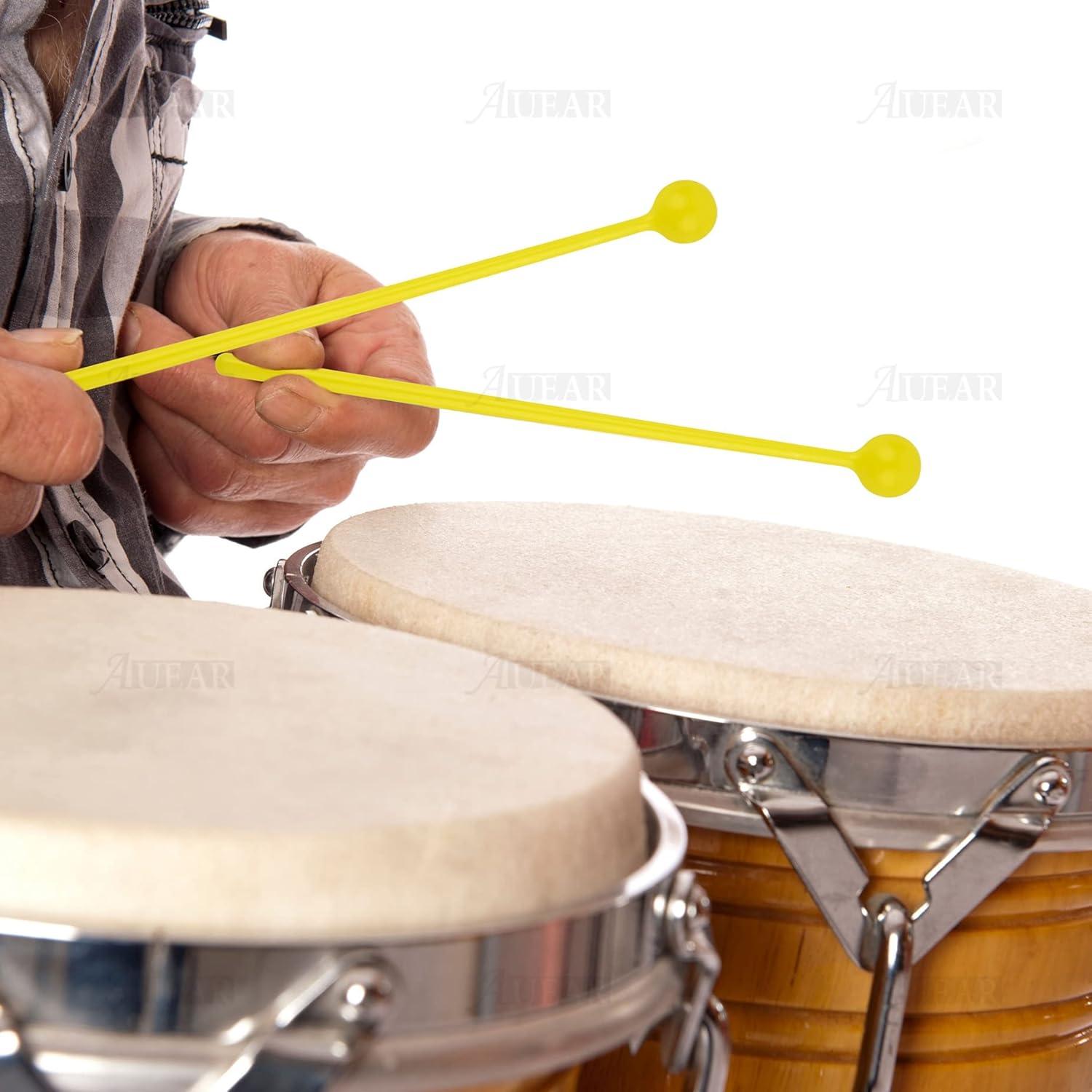 Paquete de 10 Martillos de Campana AUEAR Amarillos 19 cm