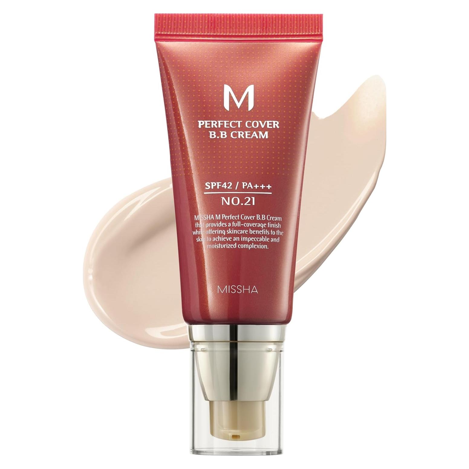 Crema BB Missha M Perfect Cover No.21 Beige Claro SPF 42
