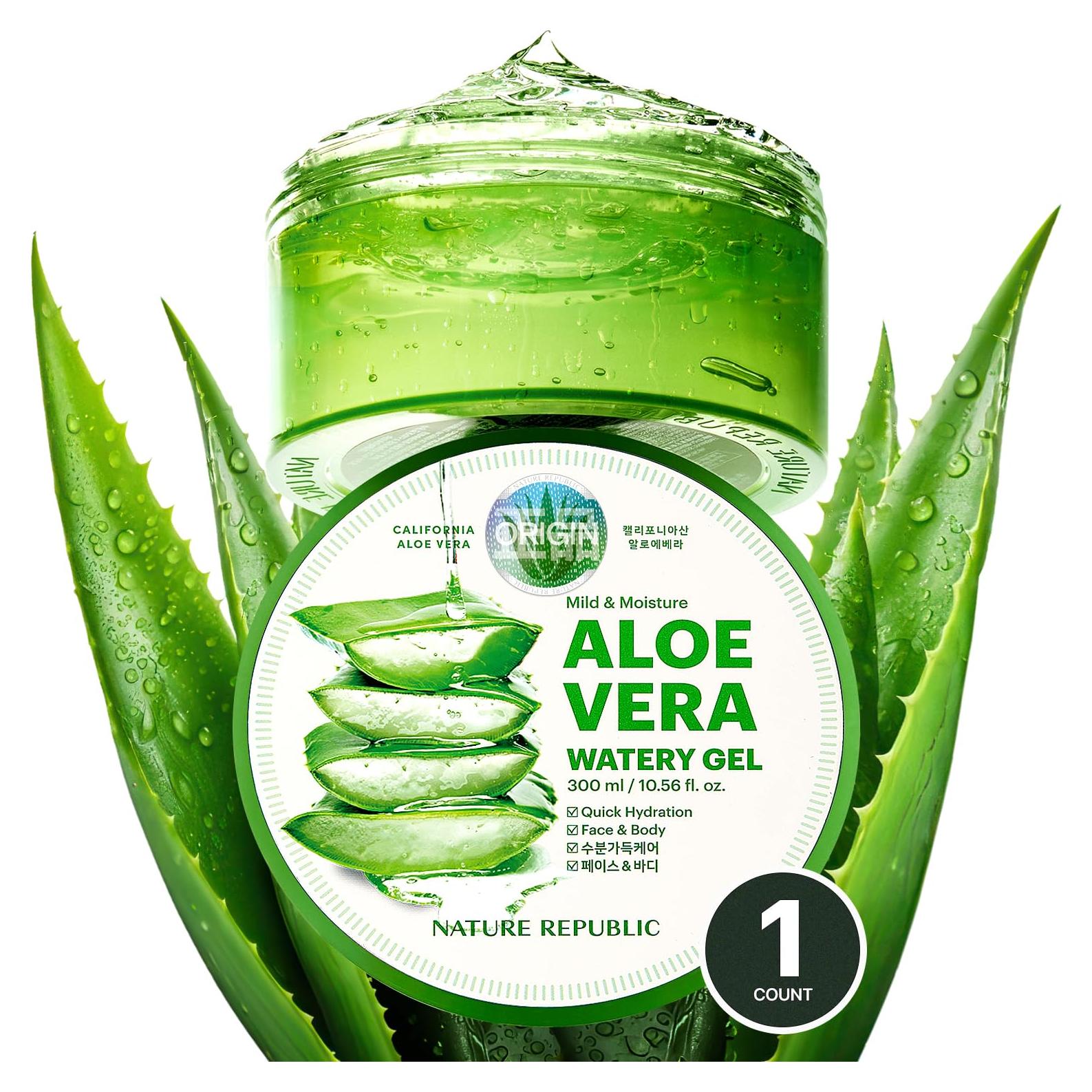 Gel Hidratante Aloe Vera 92% Nature Republic 340g