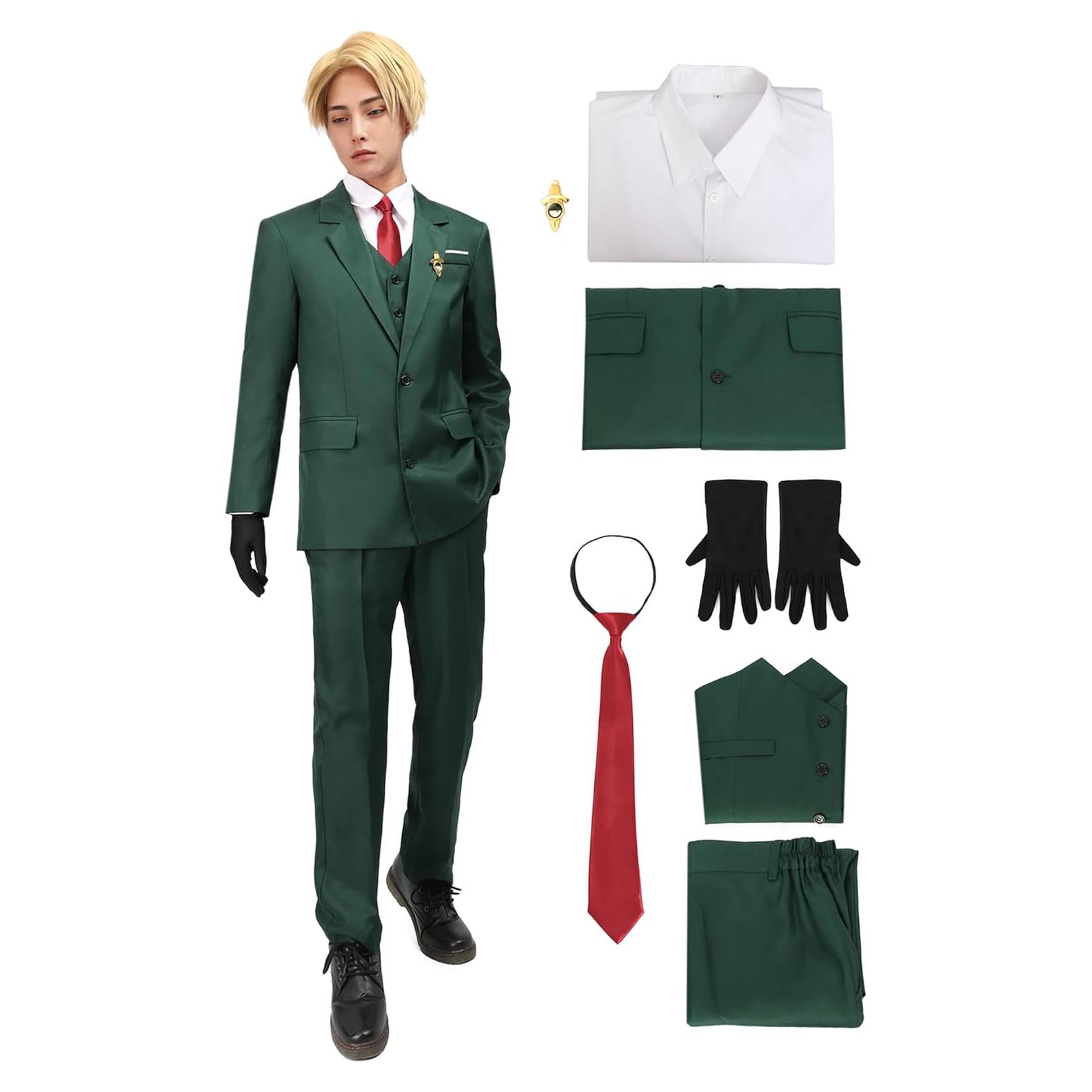 Disfraz de Traje Completo para Hombre C-ZOFEK Verde S-XXL