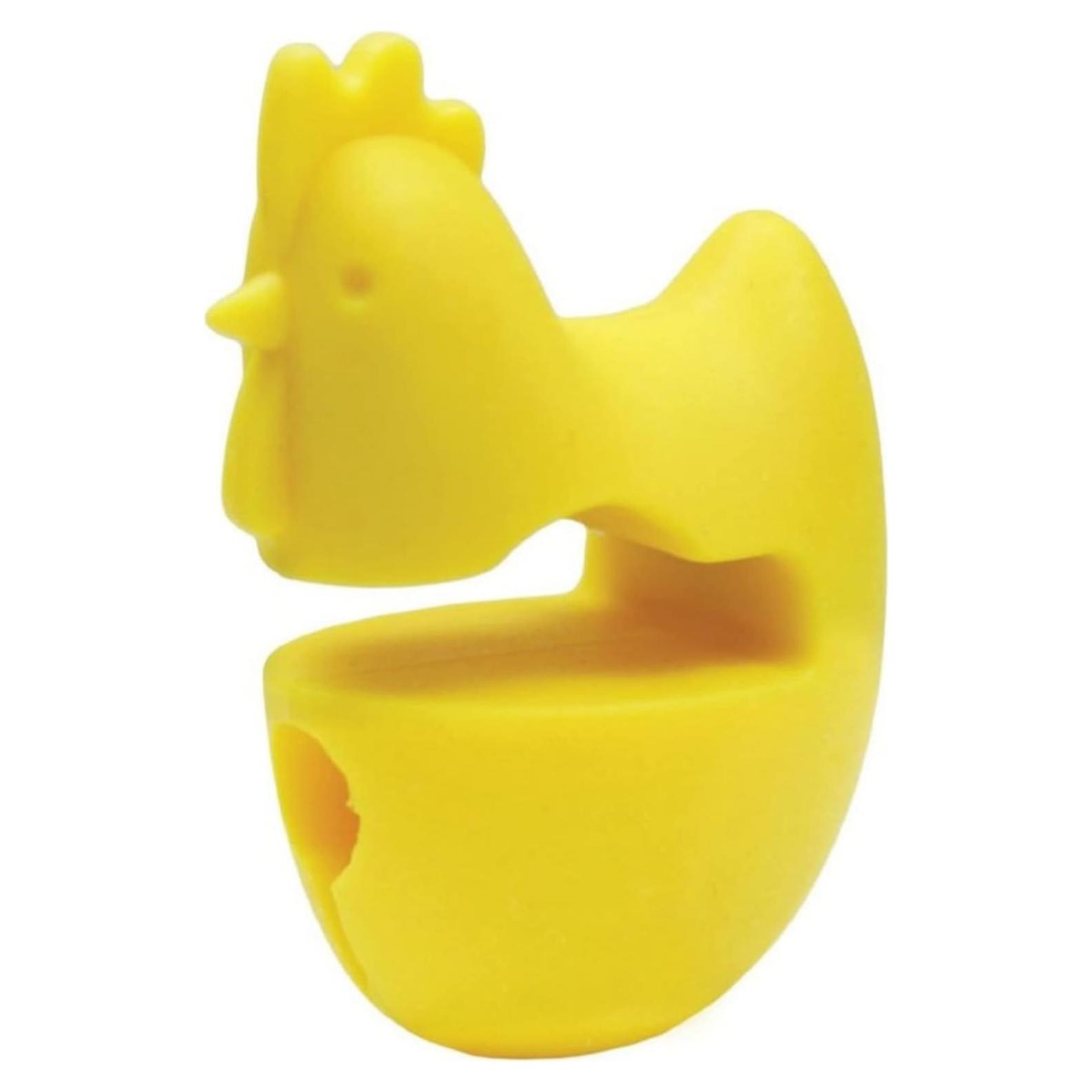 Soporte para cuchara de silicona Fox Run, pollo, 6.35 cm
