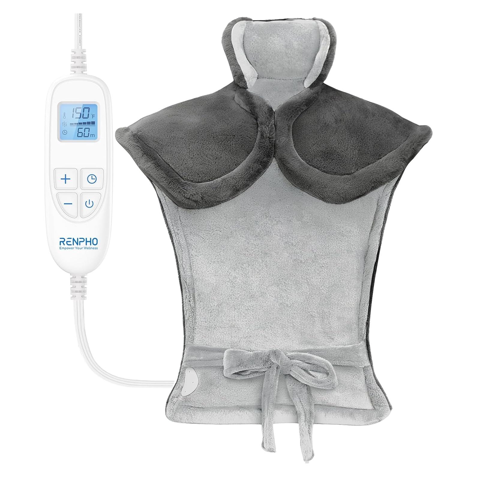 Almohadilla Térmica RENPHO 61x84cm para Espalda y Cuello