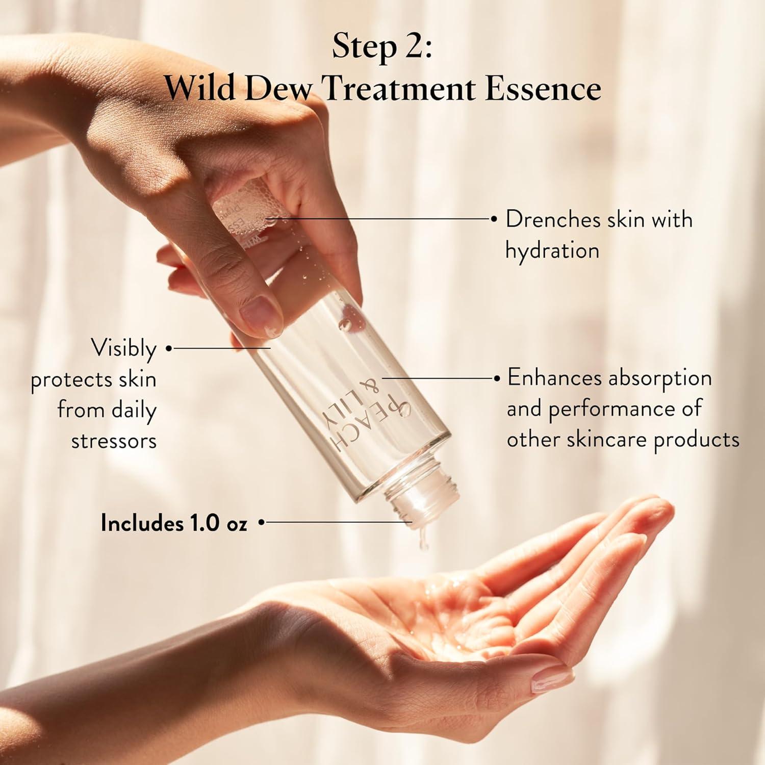 Kit de Cuidado Facial Peach & Lily - 4 Productos Veganos