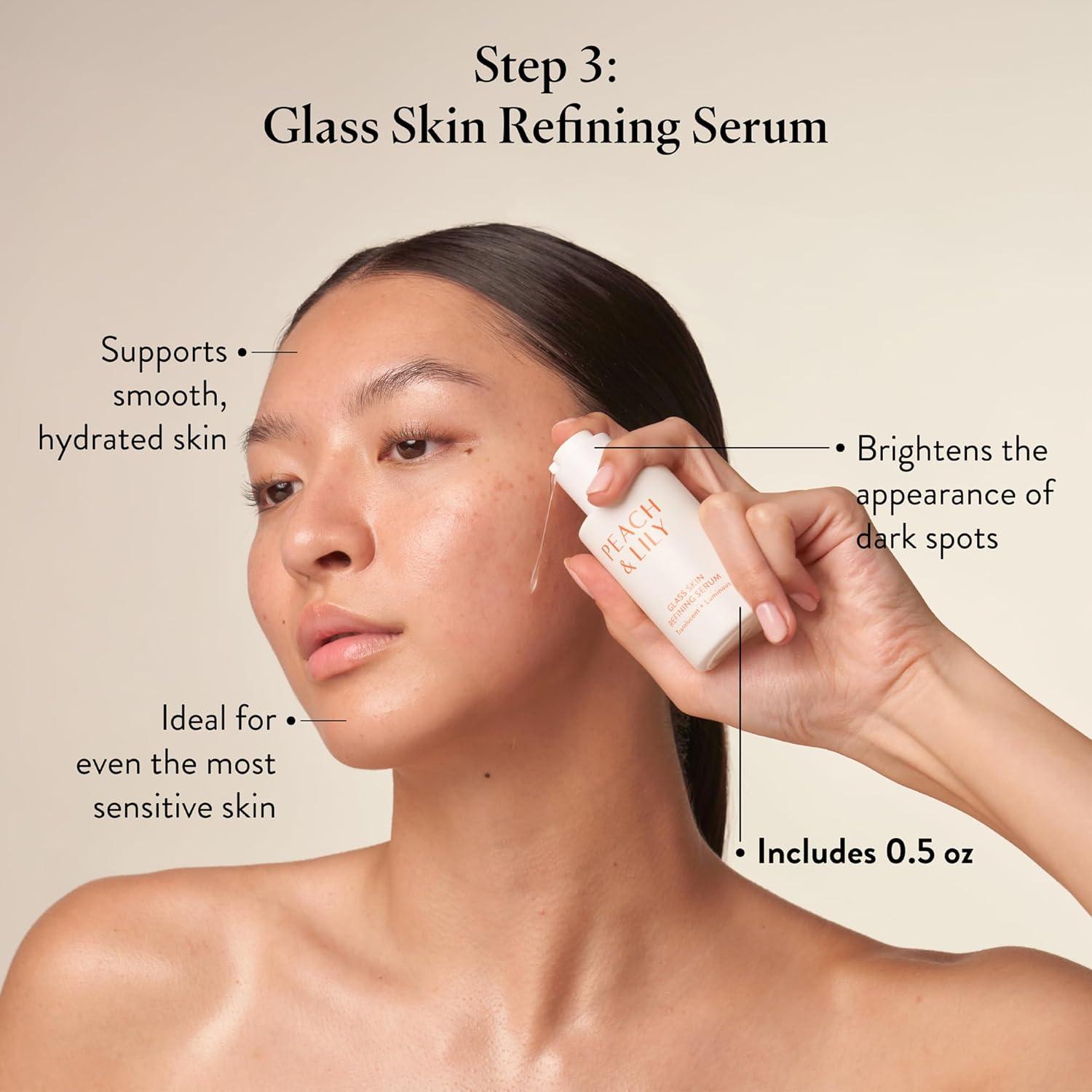 Kit de Cuidado Facial Peach & Lily - 4 Productos Veganos