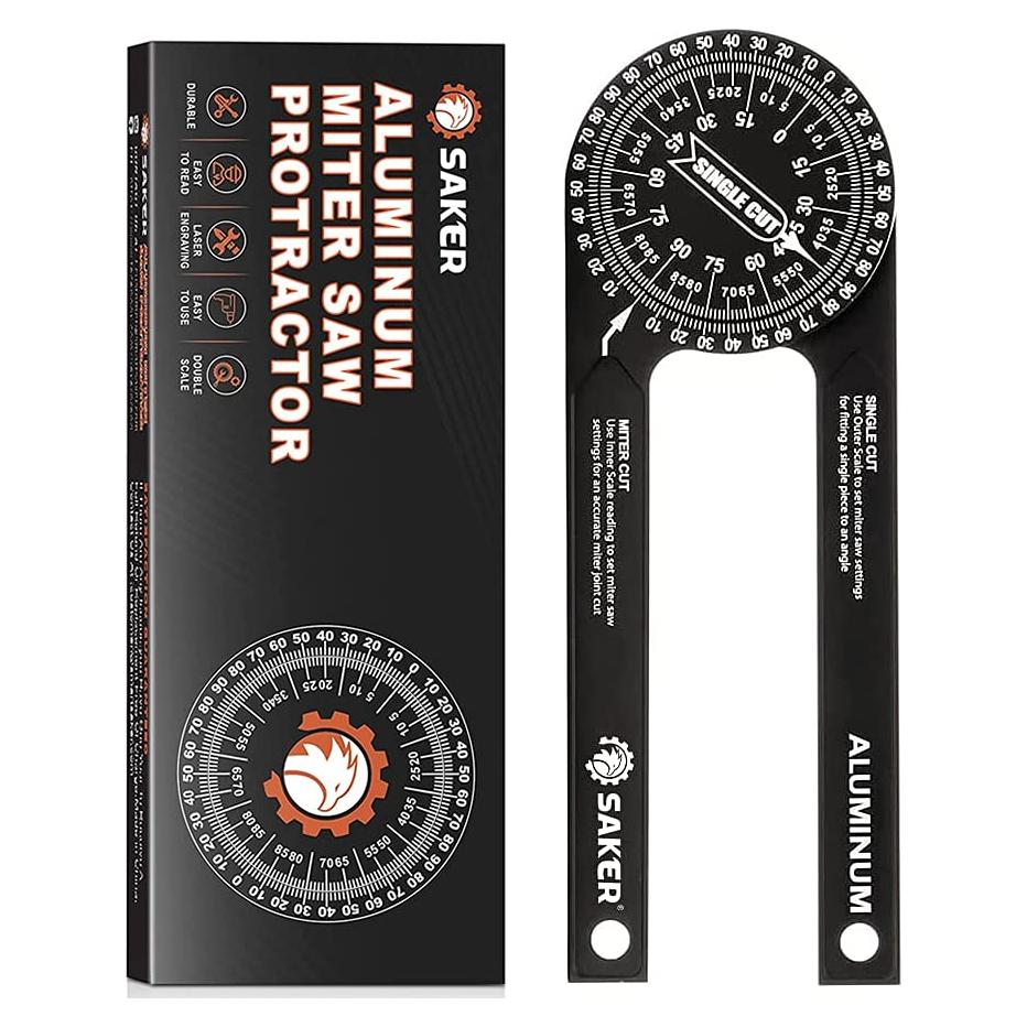 Transportador de Inglete Saker 14.99x3.05cm con Láser