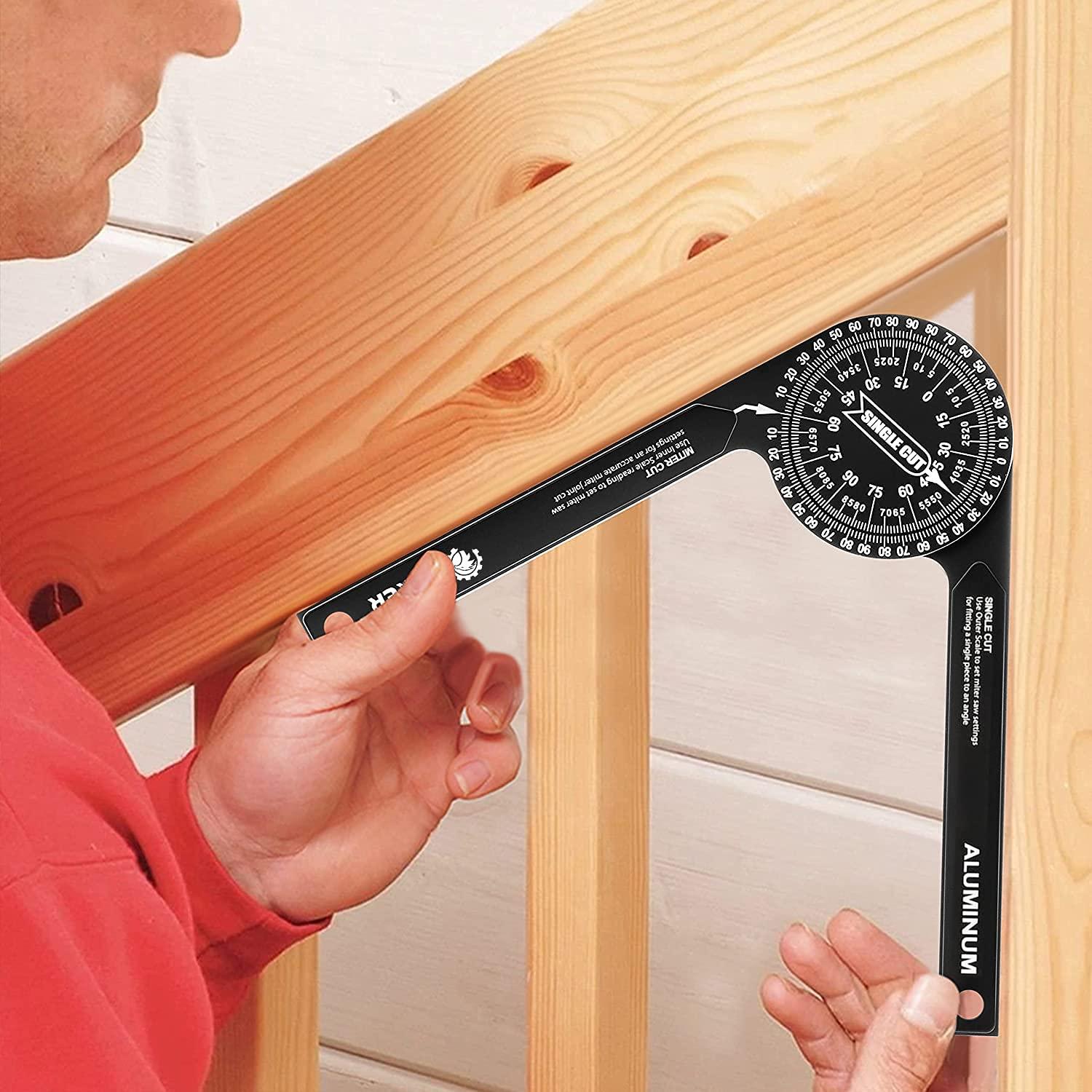 Transportador de Inglete Saker 14.99x3.05cm con Láser