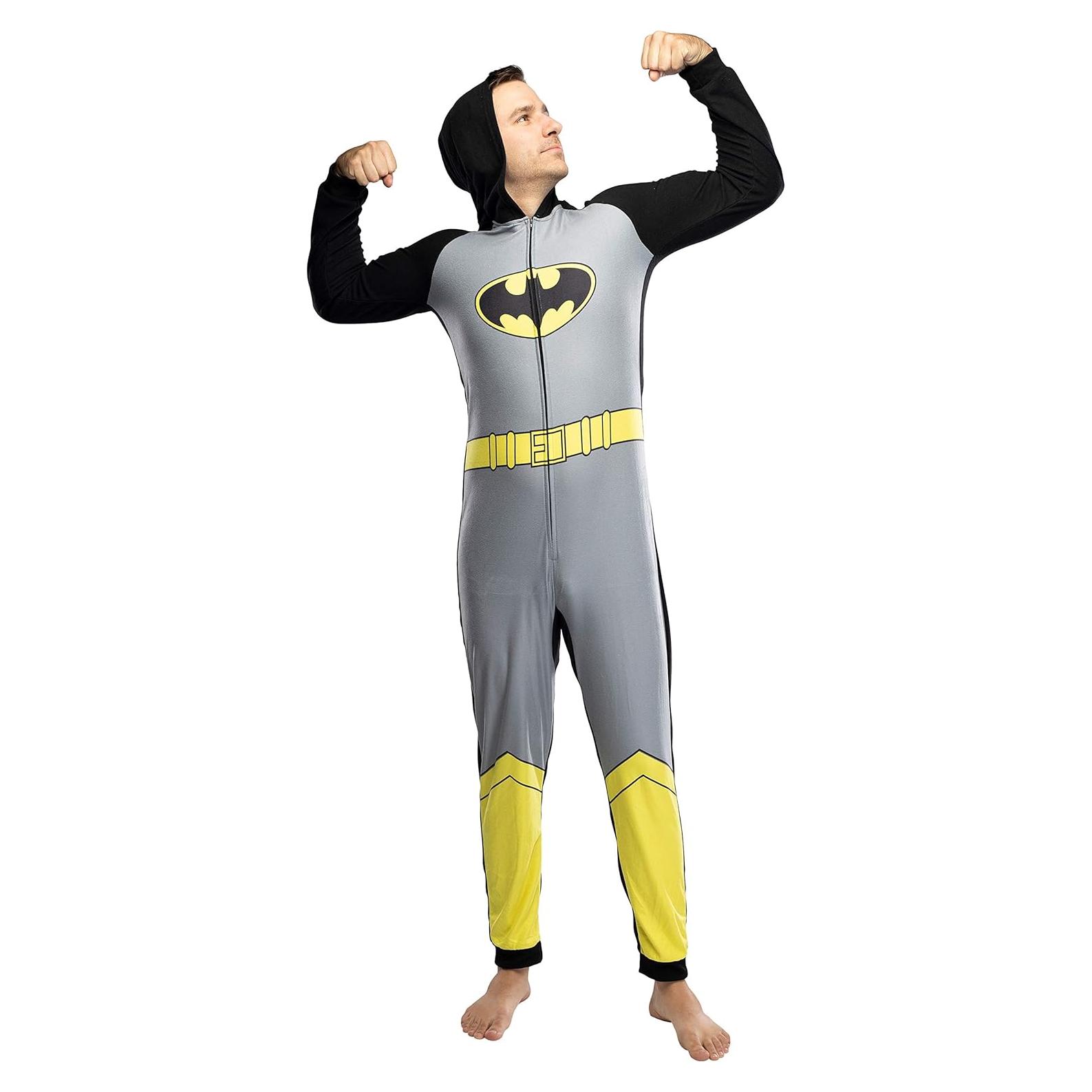 Pijama con Capucha para Hombre DC Comics Batman Grande