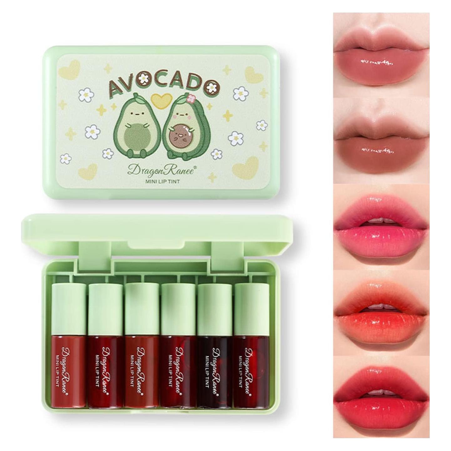 Set de Tinte para Labios Minfei 6 Colores Hidratante