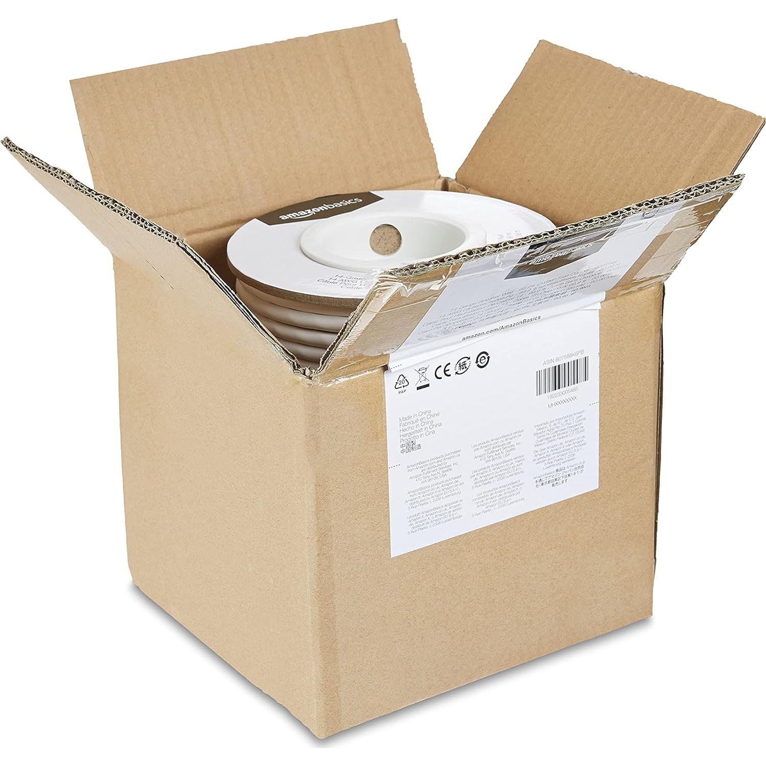 Cable de Altavoz Amazon Basics 14 AWG 60.96 m Cobre