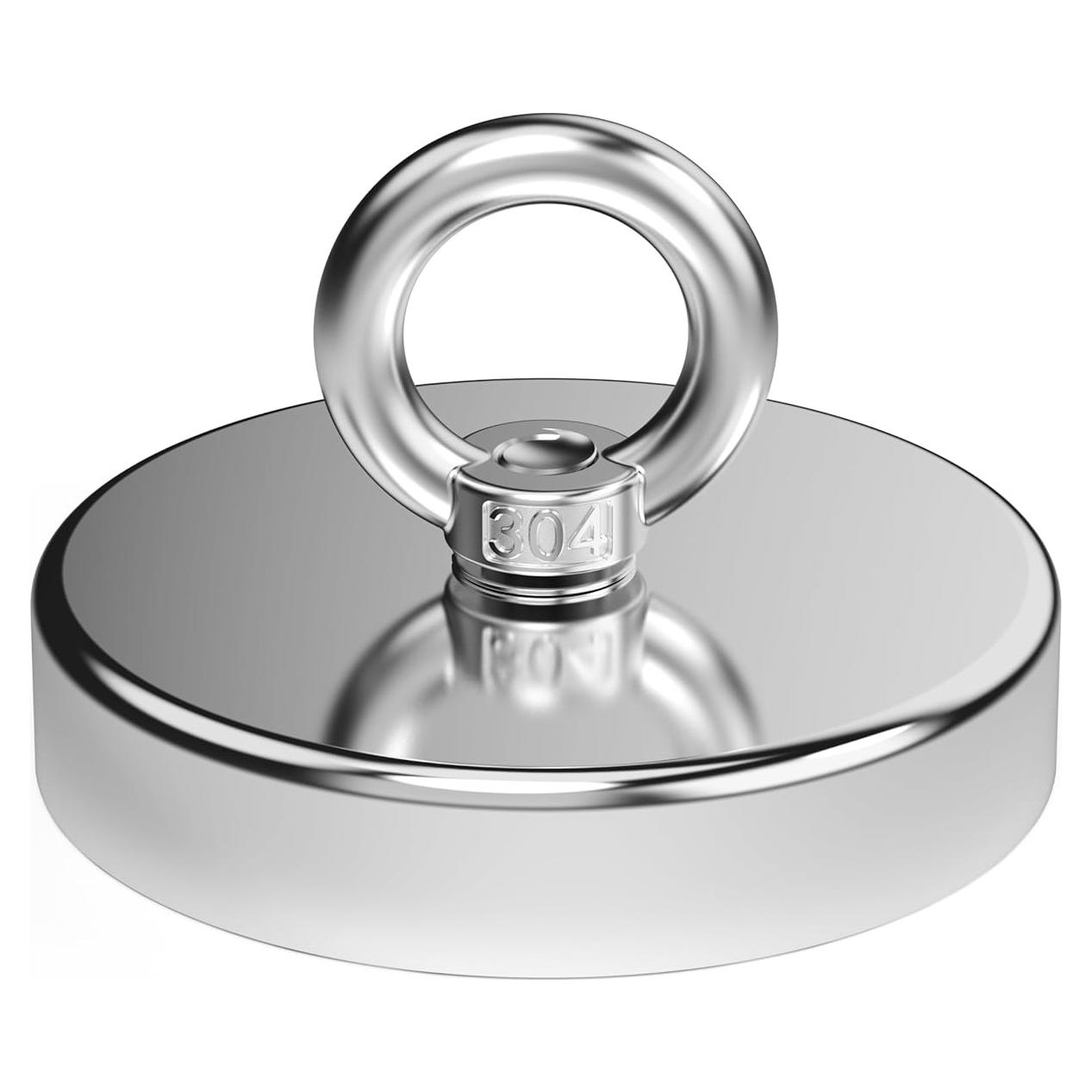 Imán de pesca Magnetpro 8.99 cm 408 kg tracción resistente