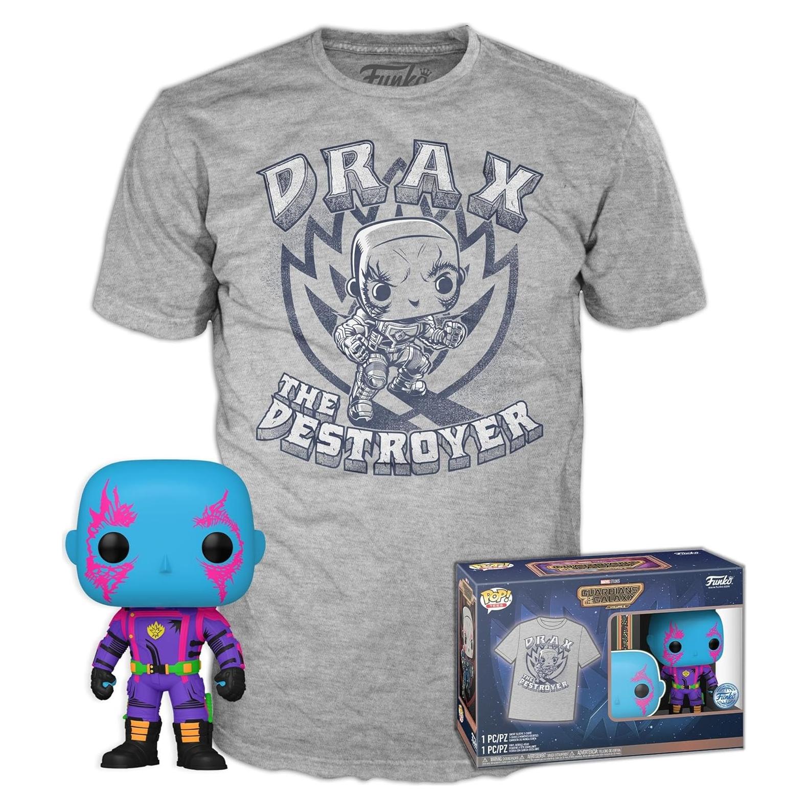Camiseta y Figura Funko Pop! Drax Navidad Caliente - S