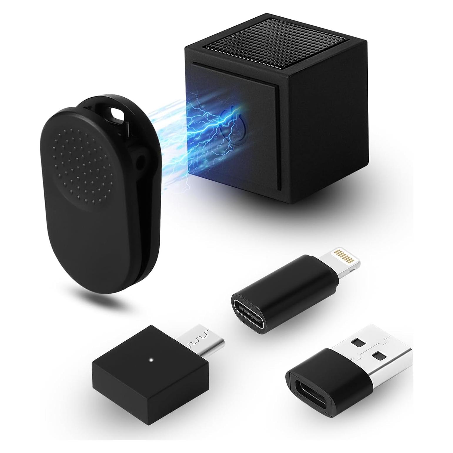 Micrófono Lavalier Inalámbrico YungRain USB C, 30 m