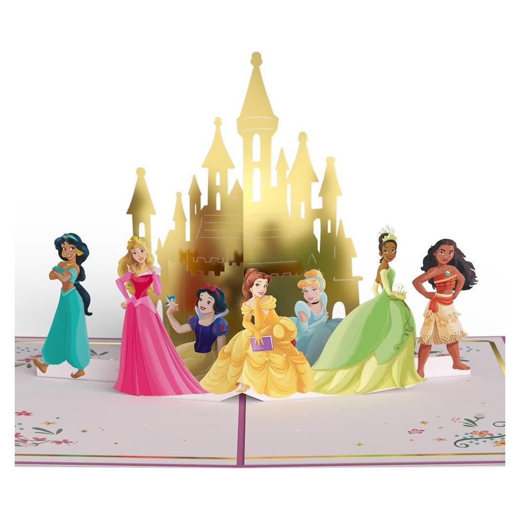 Tarjeta Pop-Up de Cumpleaños Lovepop Princesa Disney 12.7x17.8cm
