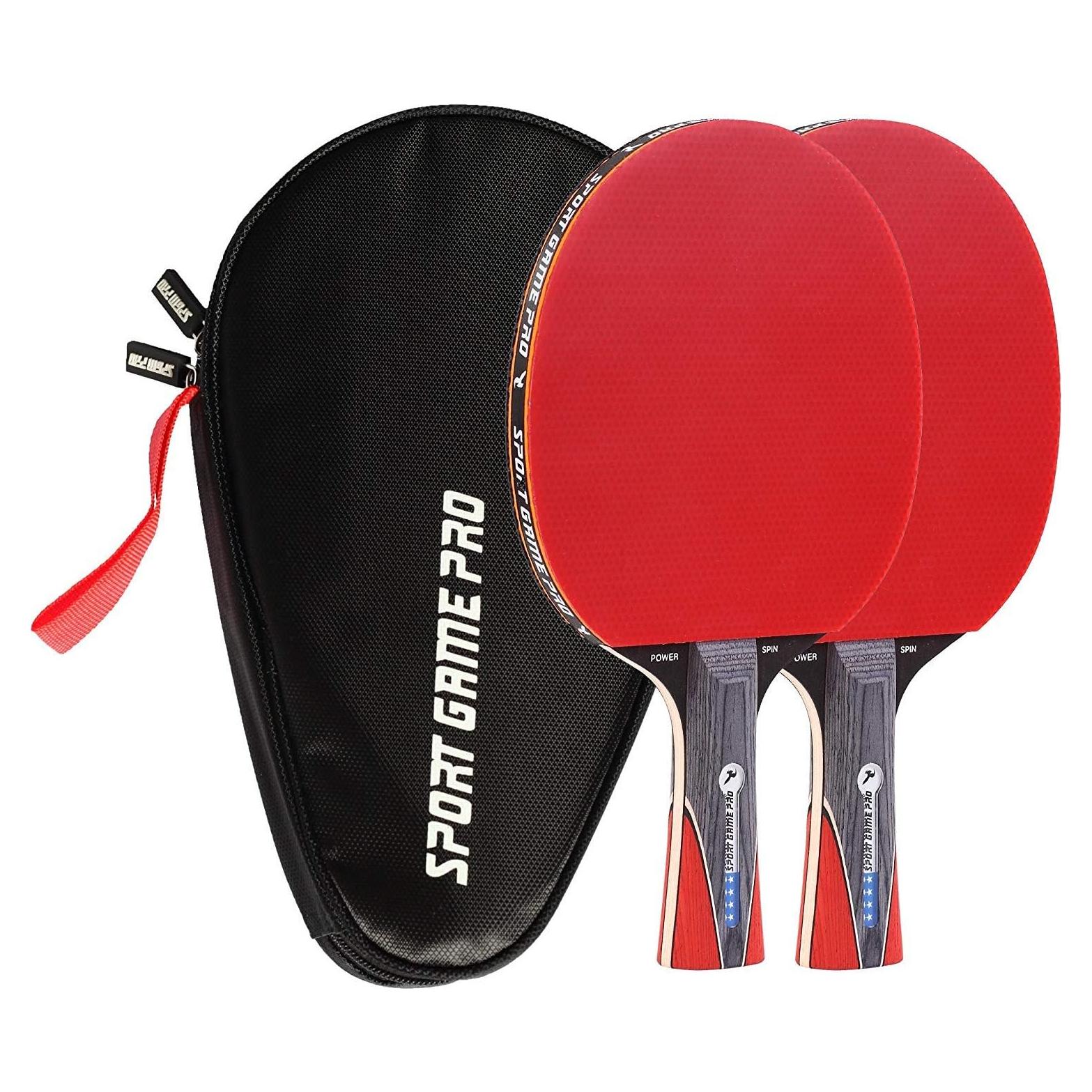 Paleta de Ping Pong SPORT GAME PRO spgmpro-r22-1 - Funda Incluida