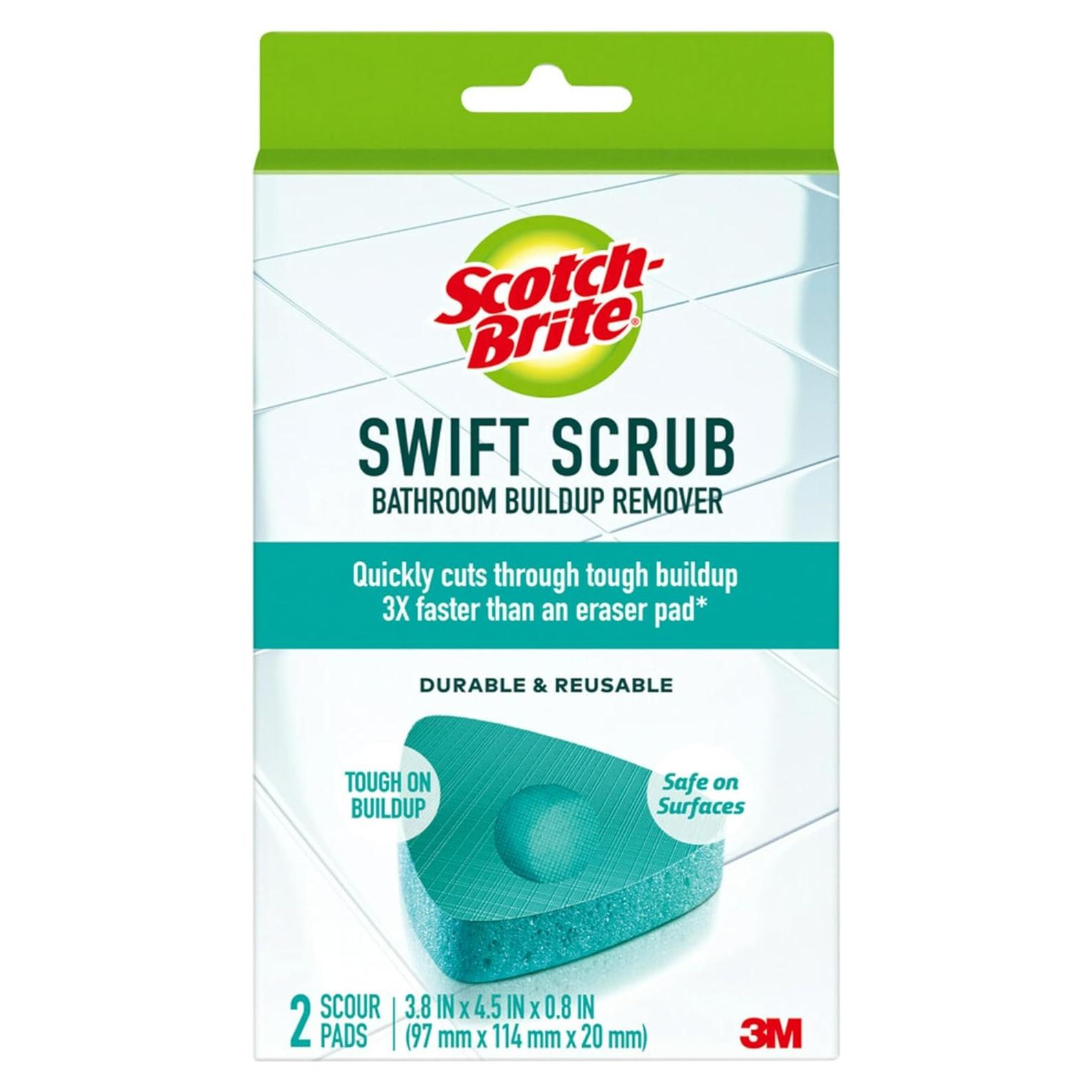 Almohadillas de Fregado Scotch-Brite Swift Scrub 2 Unidades