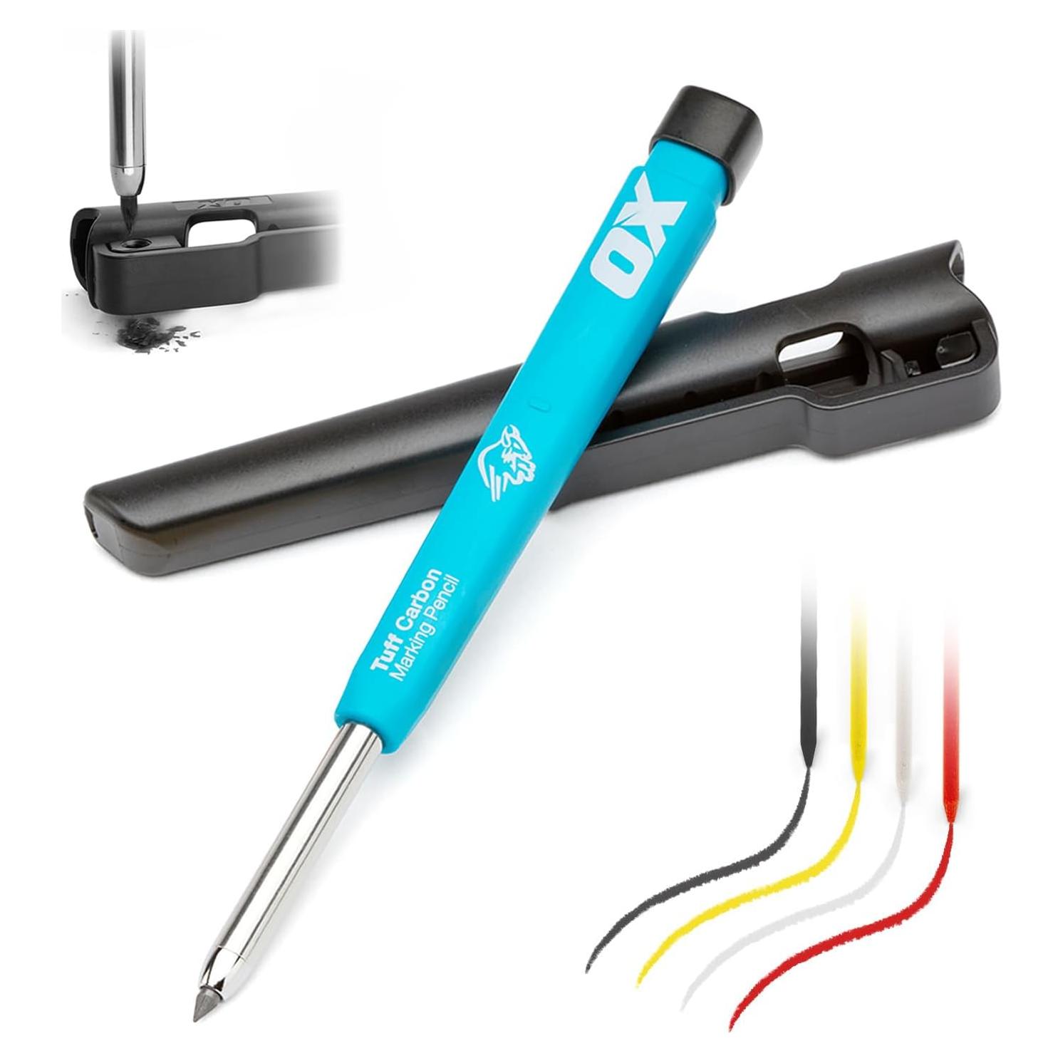 Lápiz Mecánico OX Tools Pro Tuff 2.8mm con Sacapuntas