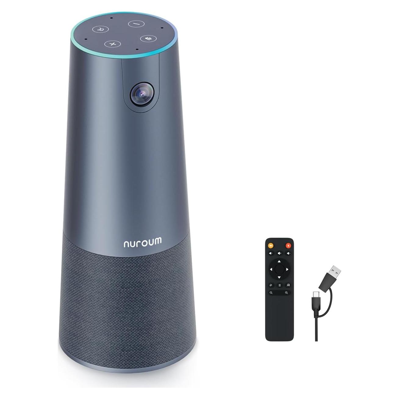 Cámara Web NUROUM C40 2K con Micrófono y Altavoz 120°