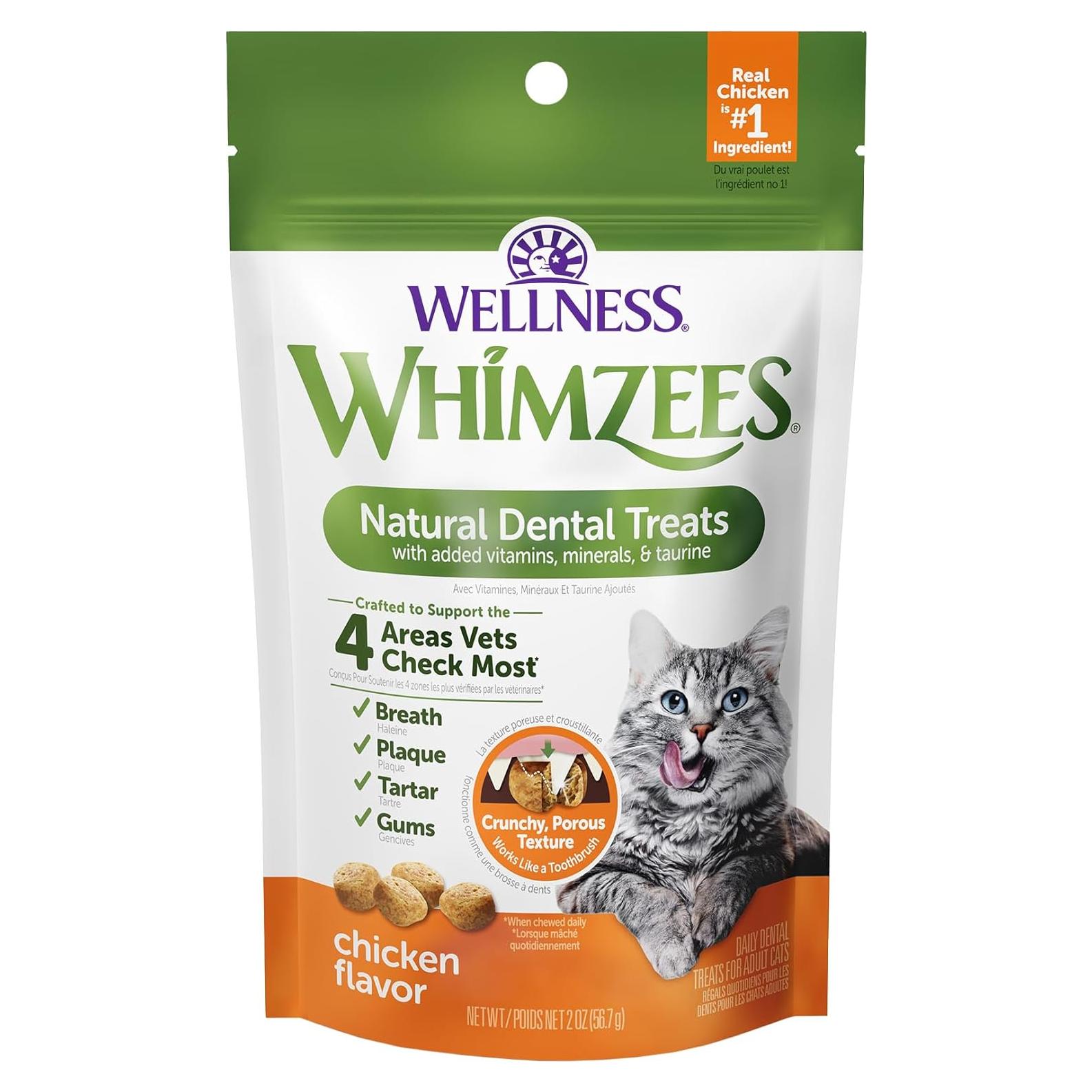 Golosinas Dentales para Gatos WHIMZEES Pollo 56.7g
