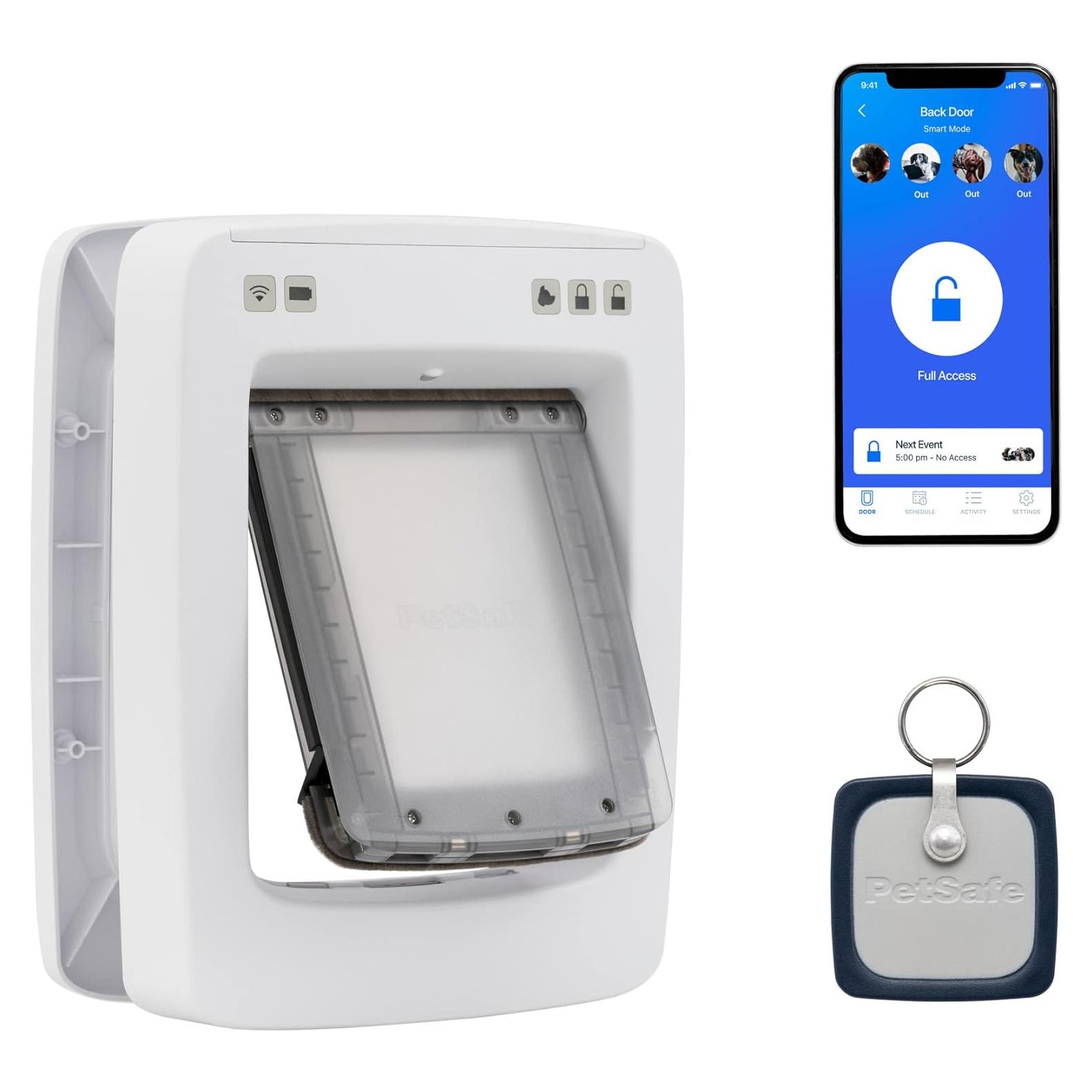 Puerta para Mascotas SmartDoor Mediana Con App y Control Remoto