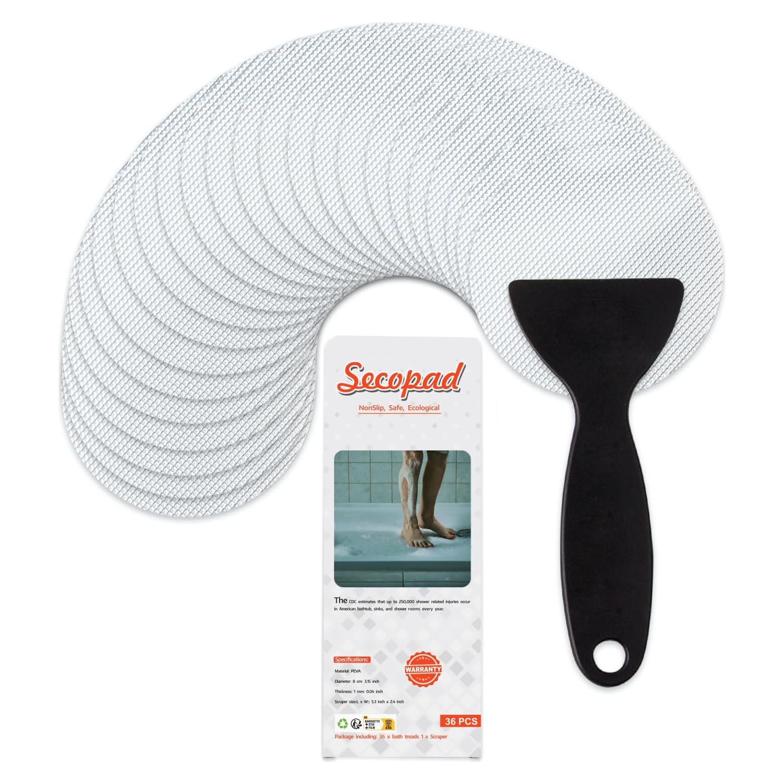 36 Pegatinas Antideslizantes Secopad para Bañera 8cm