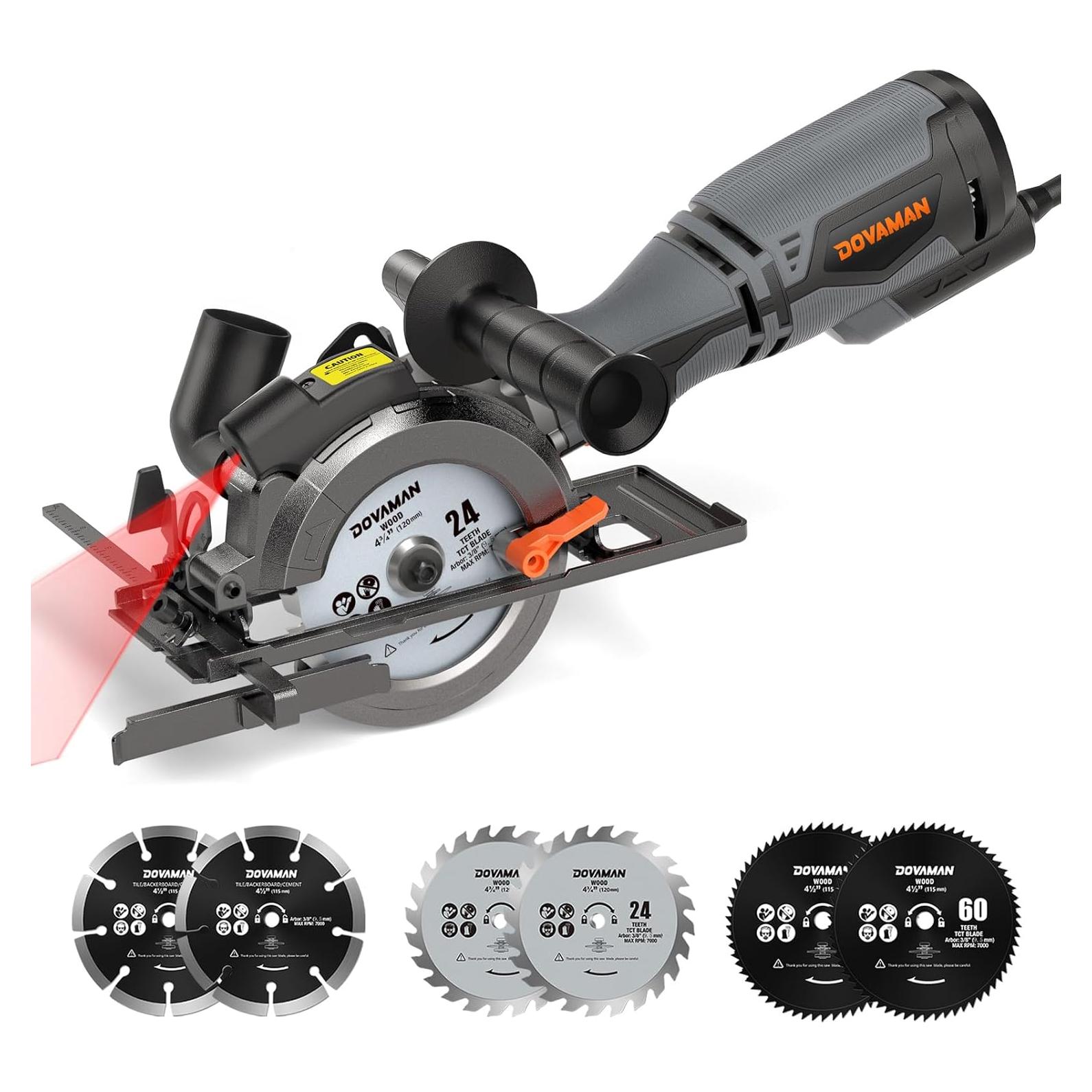 Sierra Circular DOVAMAN MCS01A 710W 6 Cuchillas Laser