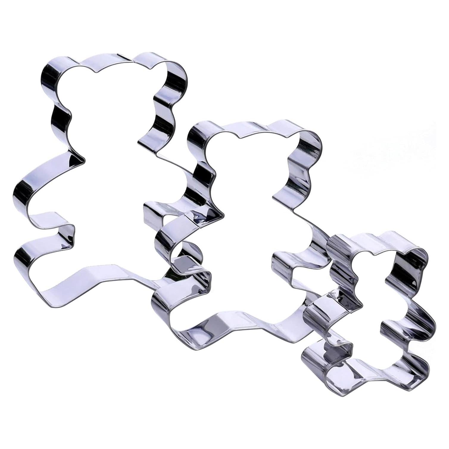 Juego de Cortadores de Galletas Oso Sweet Cookie Crumbs 3 Pzas