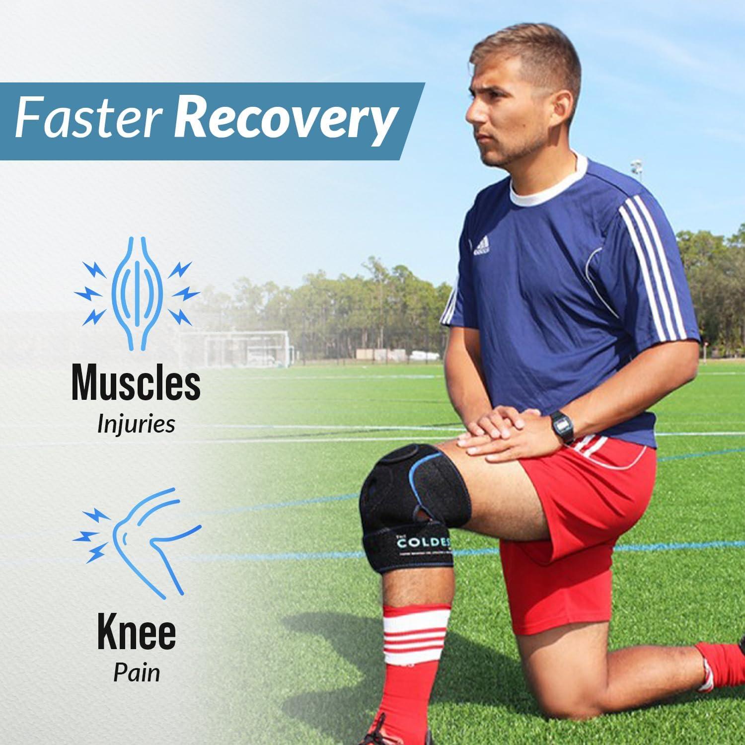 Paquete de Hielo para Rodilla El Agua Más Fría 1 Cuenta