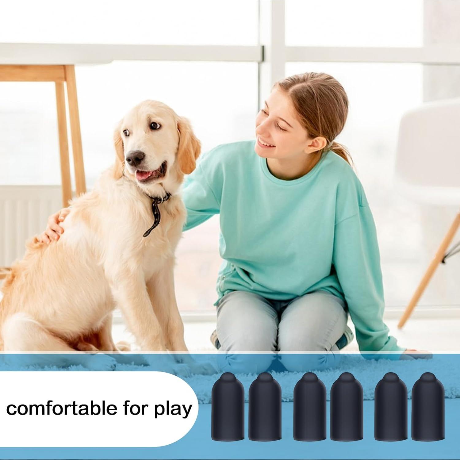 Puntas de goma para collar de choque Sliverdew 24 piezas 13mm