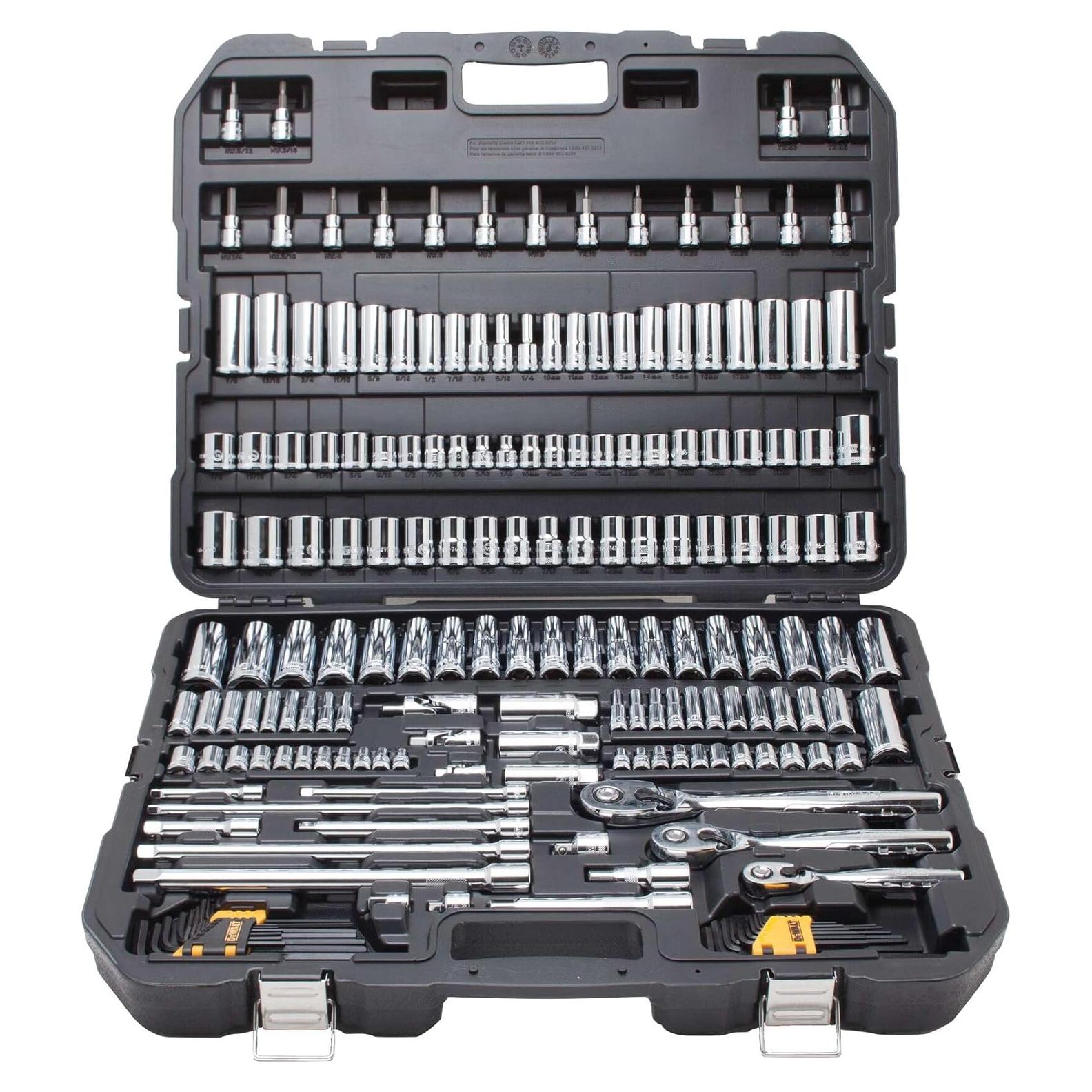 Juego de Herramientas Mecánicas DEWALT 192 Piezas