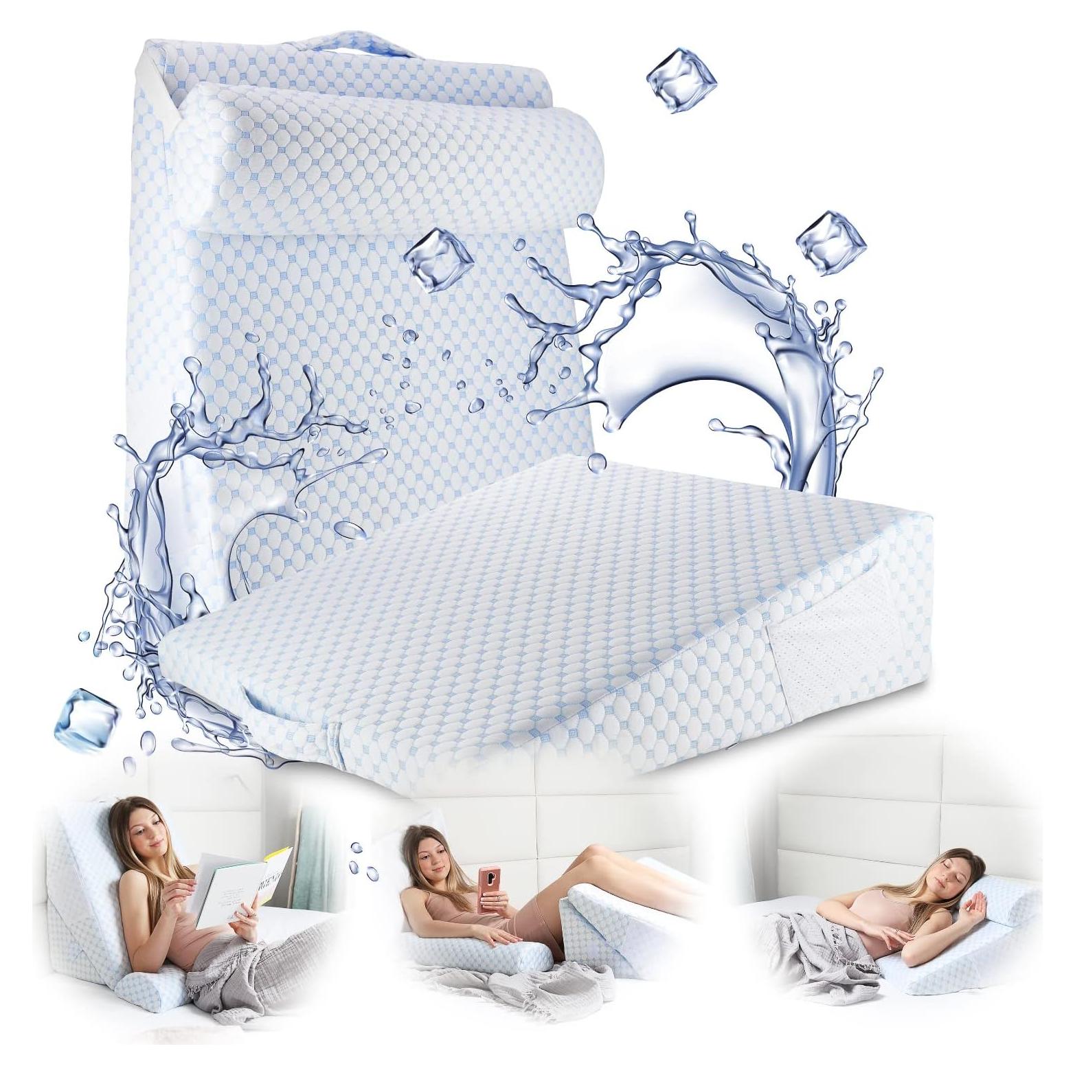 Cojín en Cuña Nestl 19.05 cm Espuma con Memoria para Dormir