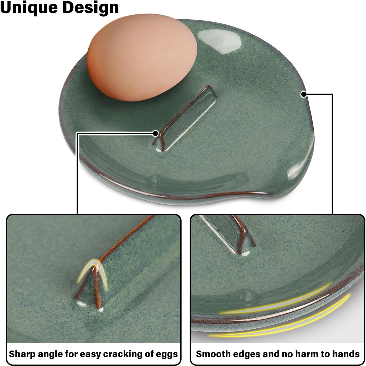 Reposacucharas de cerámica FFQ azul 10.16 cm apto lavavajillas