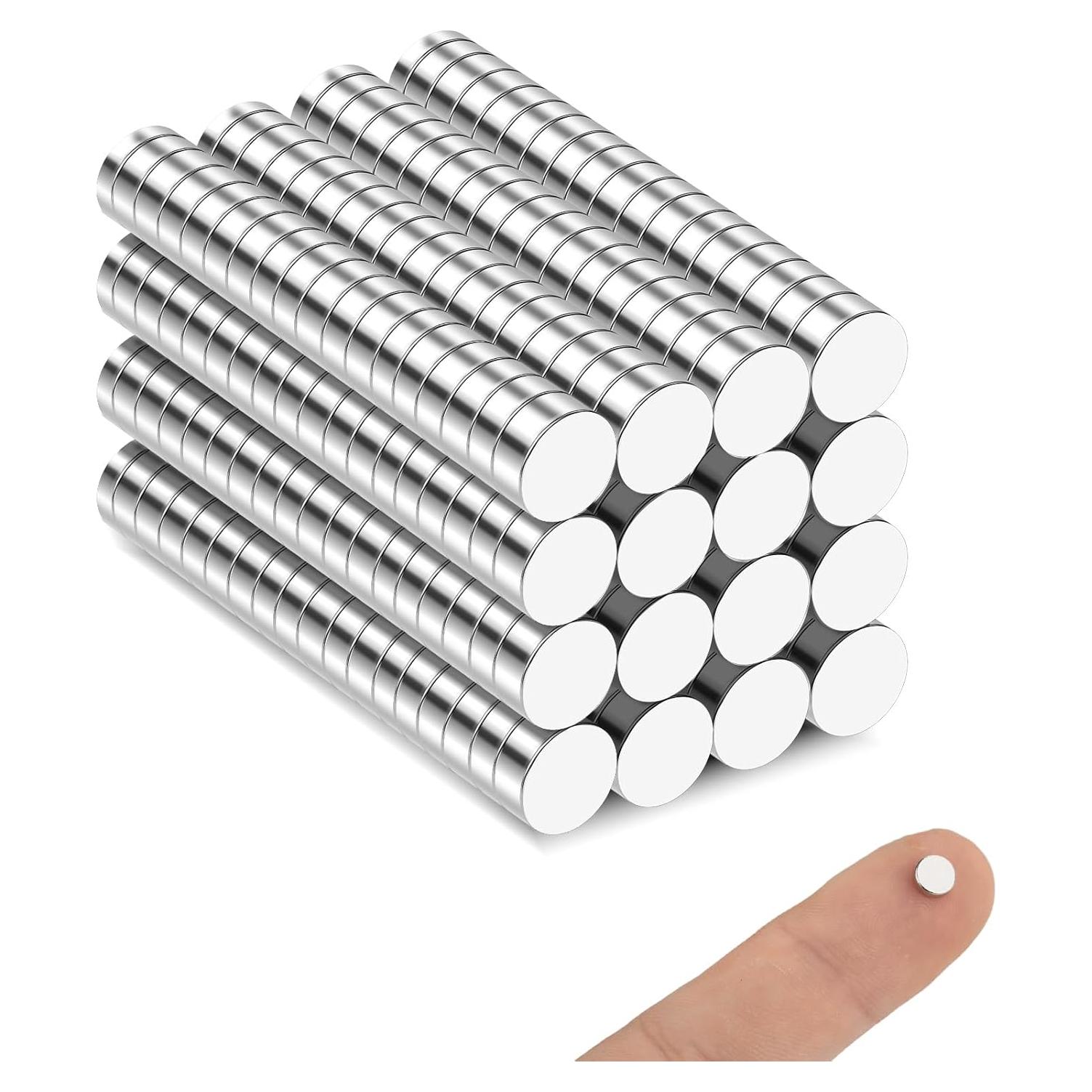 Imán Neodimio BEST CHOICE 5x2mm 240 Piezas para Manualidades