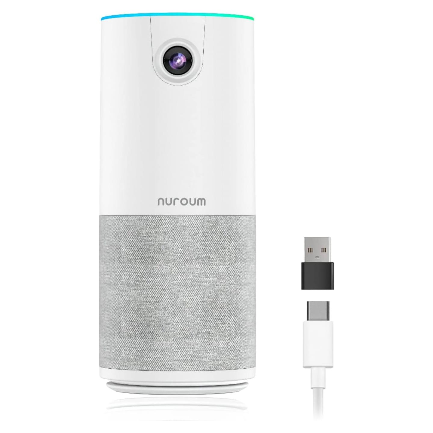 Cámara de Conferencia NUROUM C10 1080P con Micrófono y Altavoz